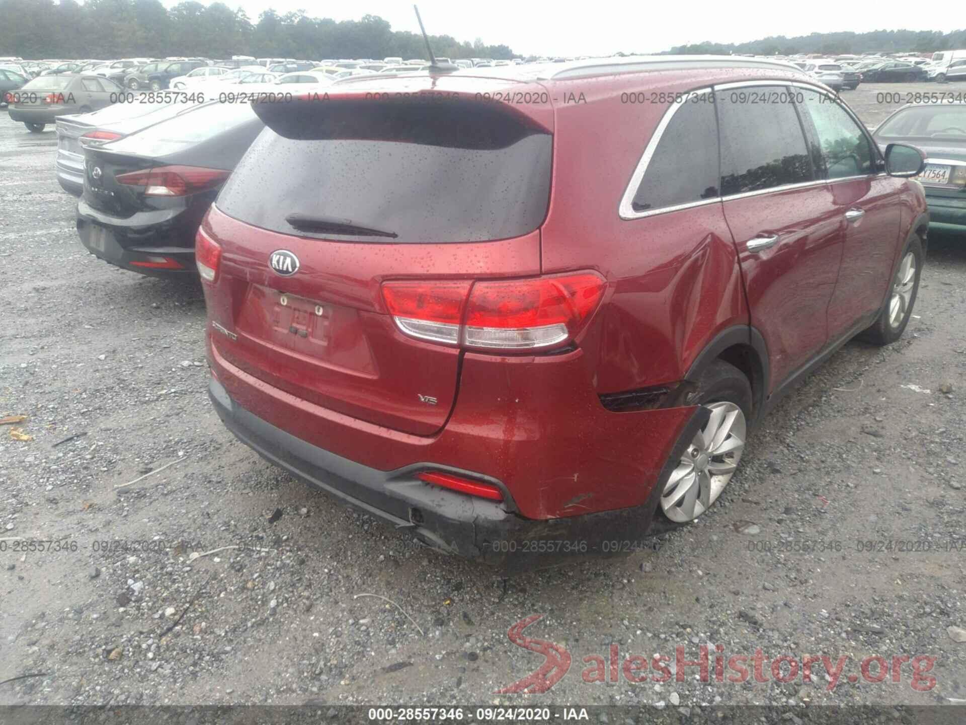 5XYPG4A54HG209937 2017 KIA SORENTO