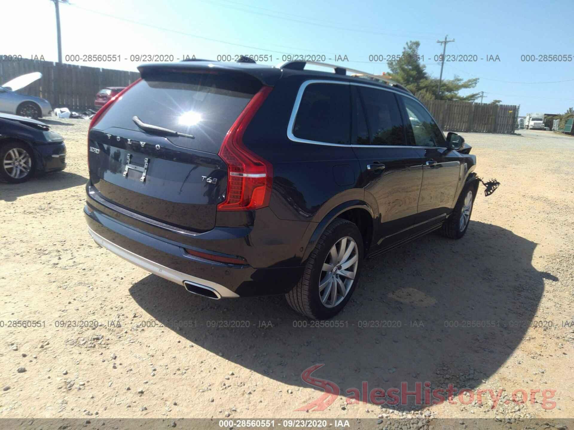 YV4A22PK4G1021646 2016 VOLVO XC90