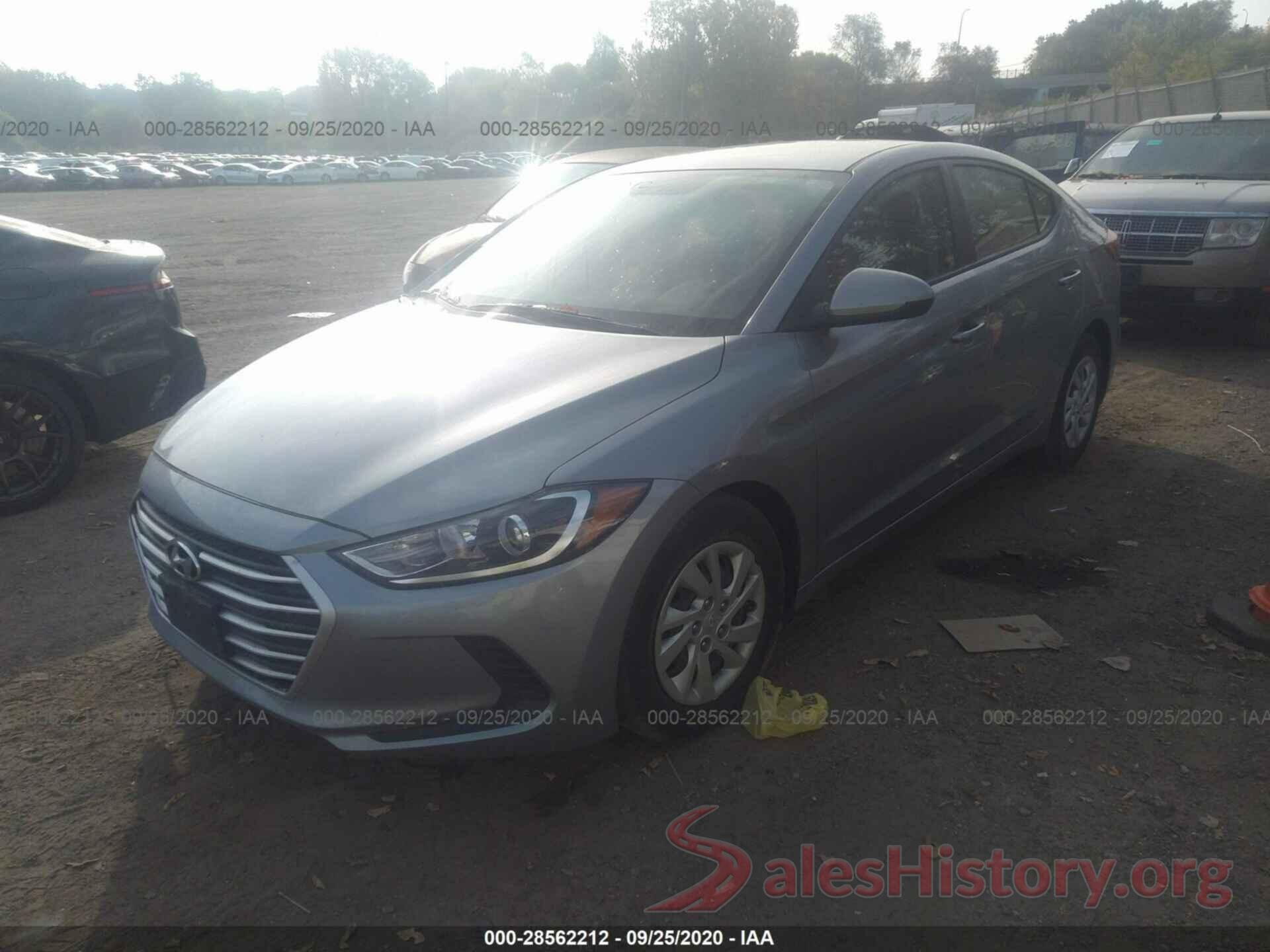 5NPD74LFXHH136820 2017 HYUNDAI ELANTRA