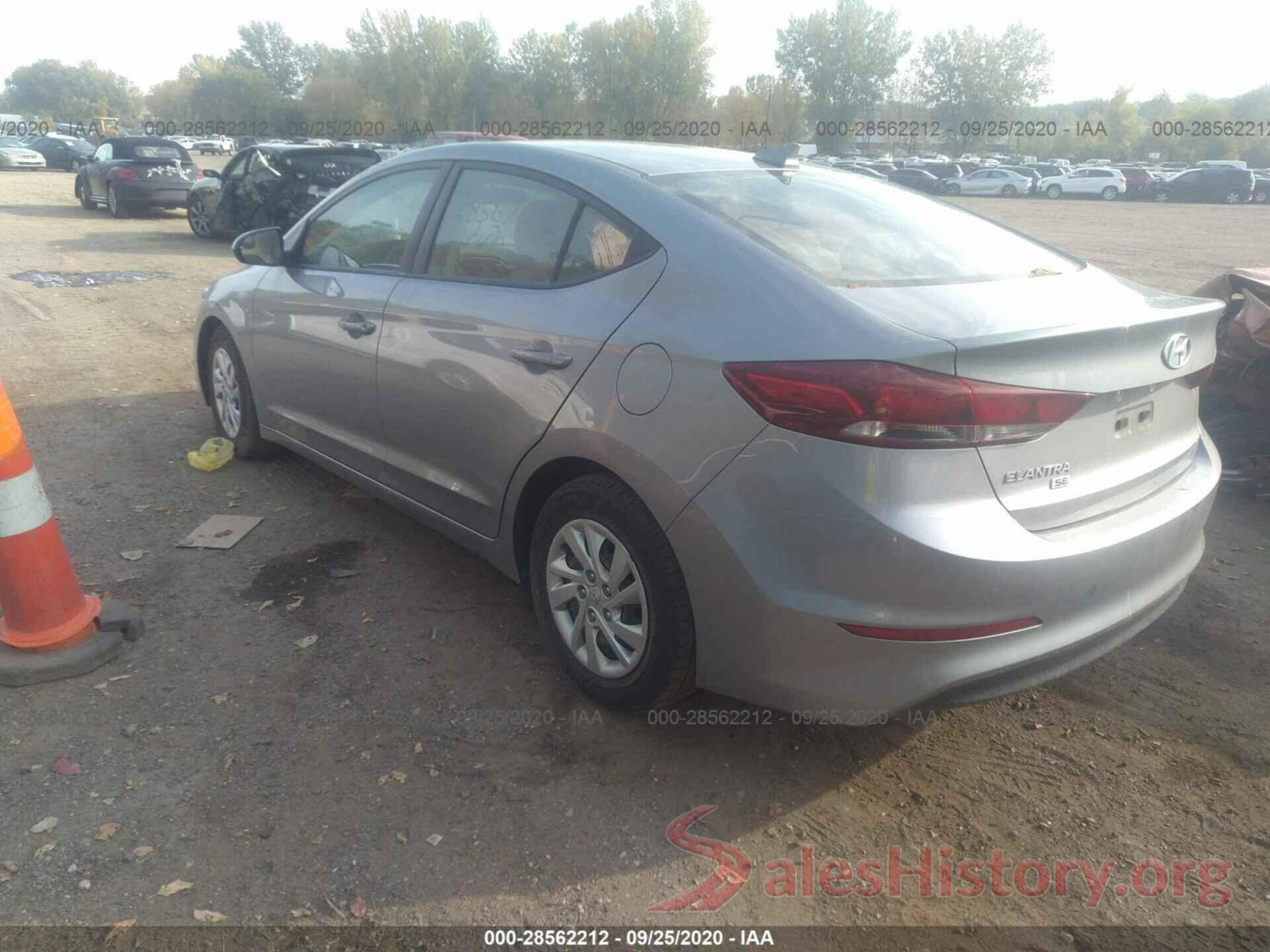 5NPD74LFXHH136820 2017 HYUNDAI ELANTRA