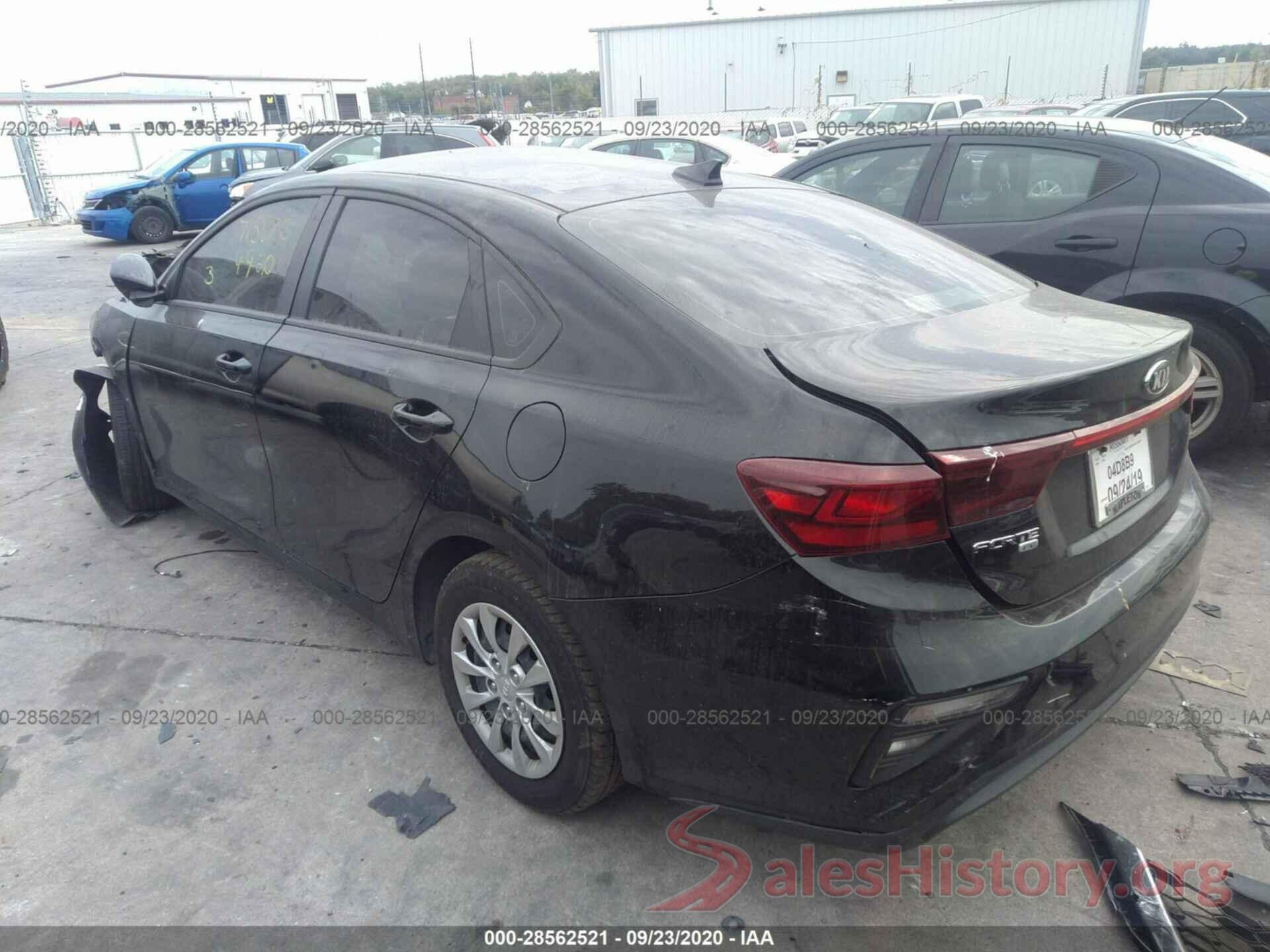 3KPF24AD1LE144827 2020 KIA FORTE