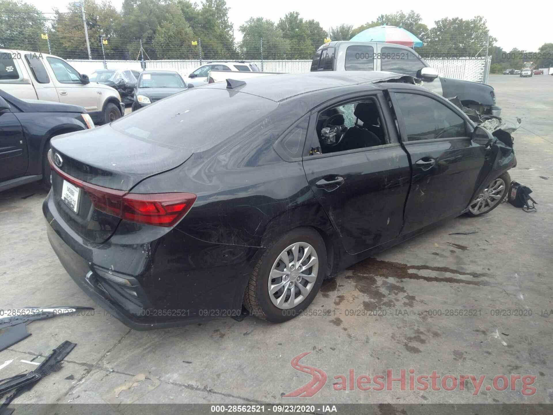 3KPF24AD1LE144827 2020 KIA FORTE