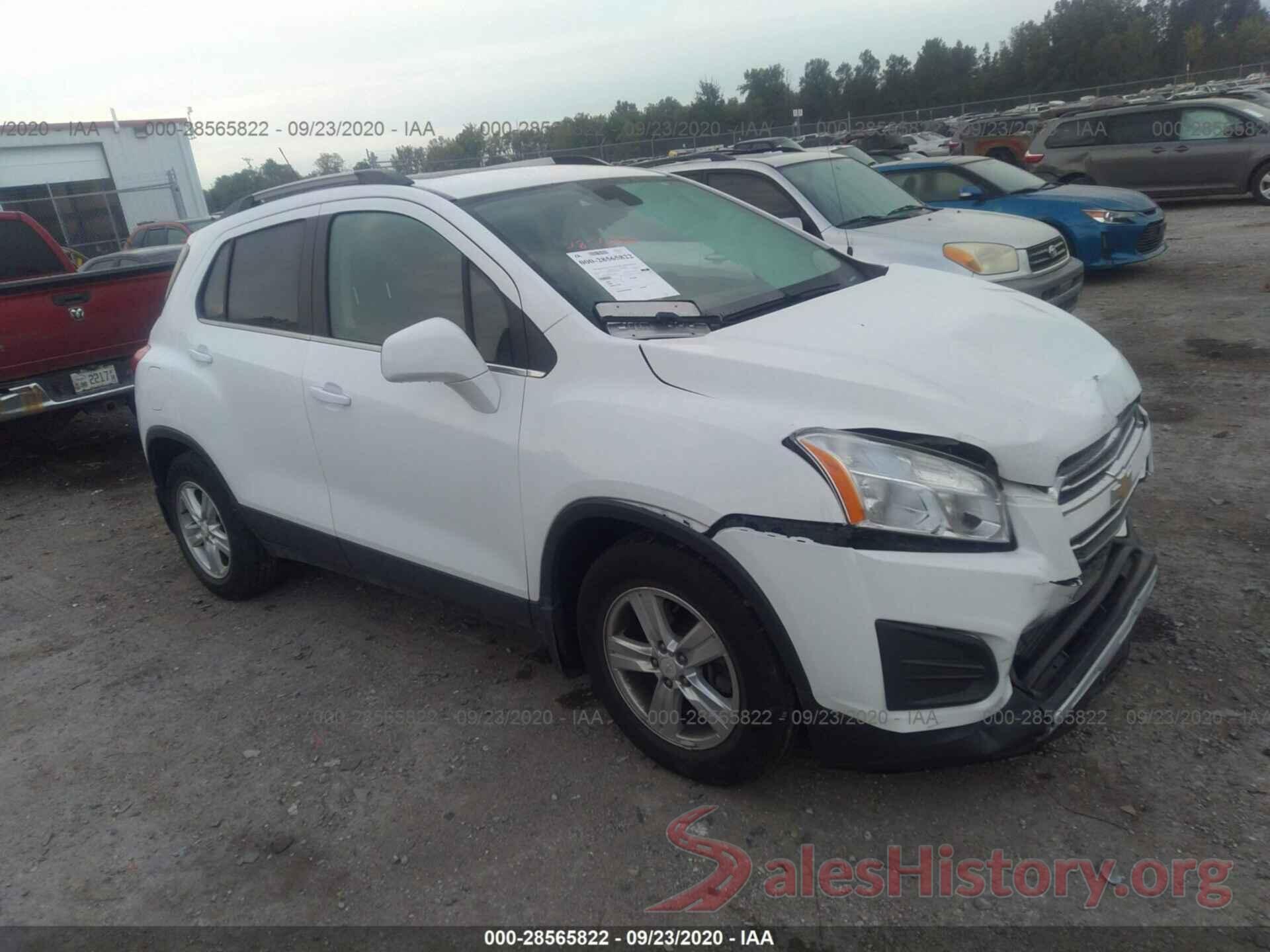 3GNCJLSB2GL269535 2016 CHEVROLET TRAX