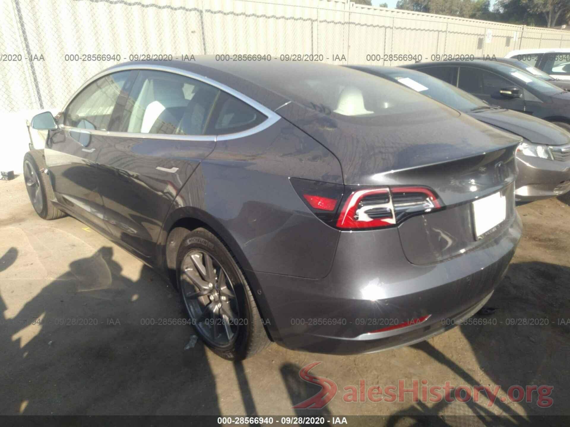 5YJ3E1EA5LF662118 2020 TESLA MODEL 3