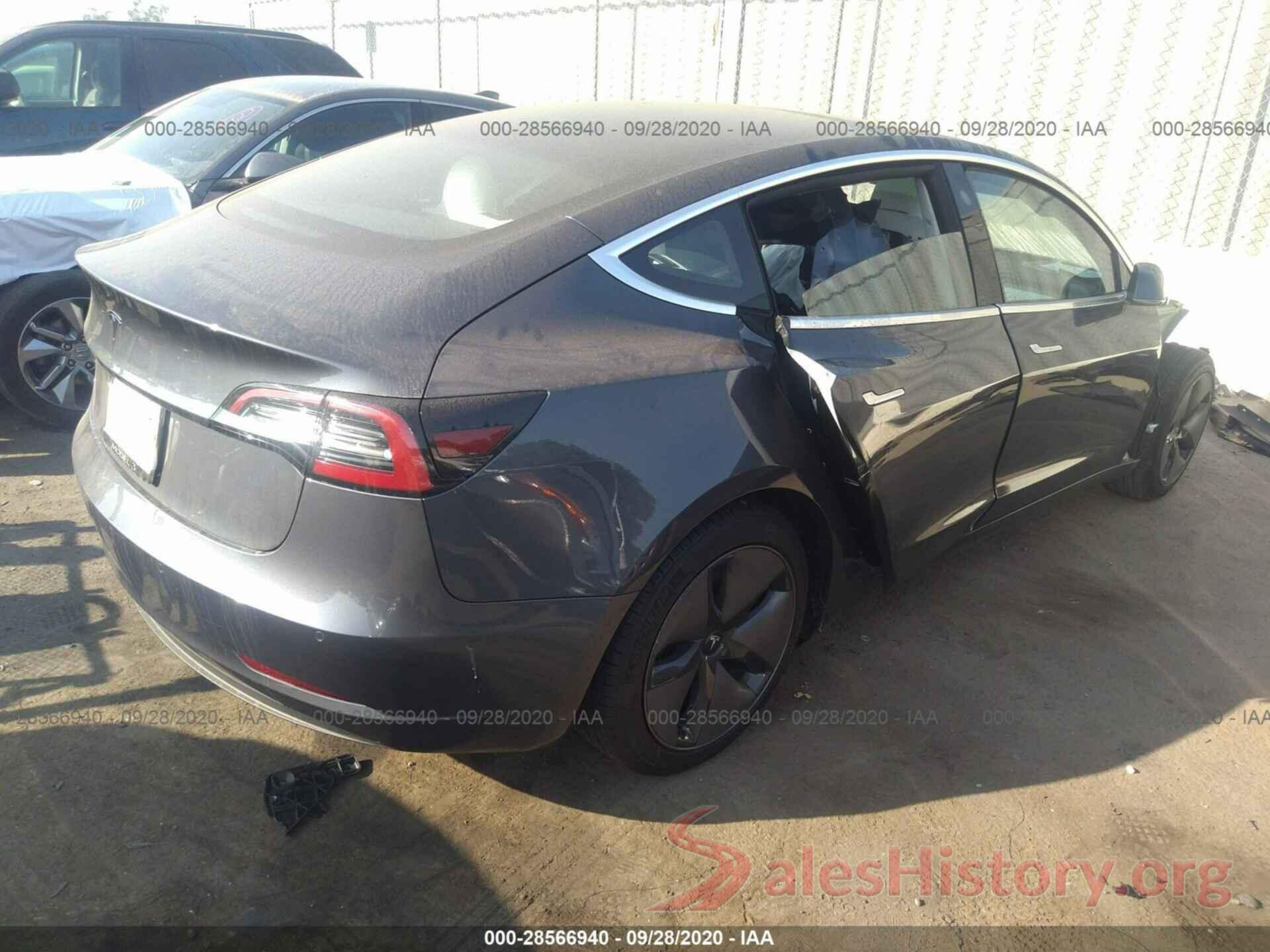 5YJ3E1EA5LF662118 2020 TESLA MODEL 3