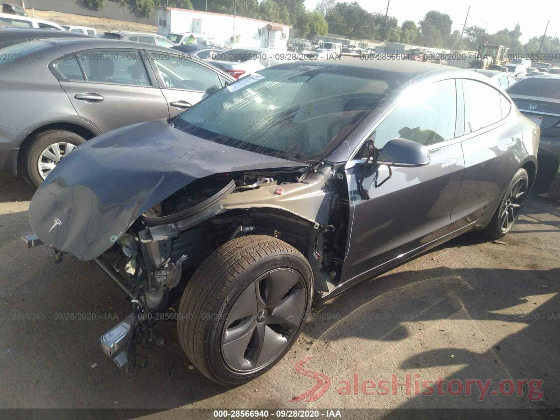 5YJ3E1EA5LF662118 2020 TESLA MODEL 3