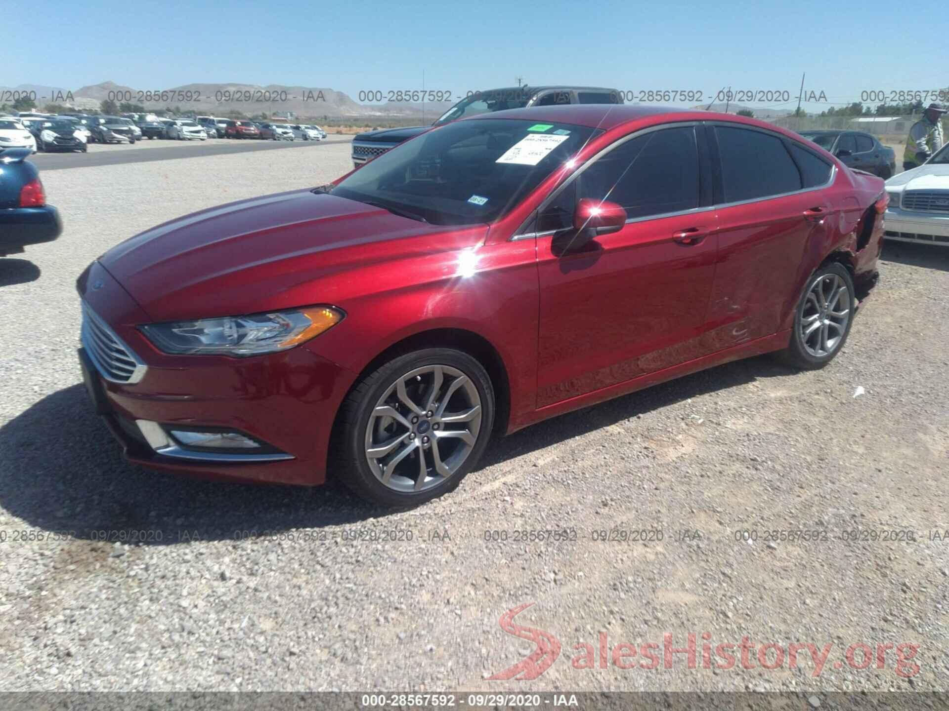 3FA6P0H70HR342525 2017 FORD FUSION