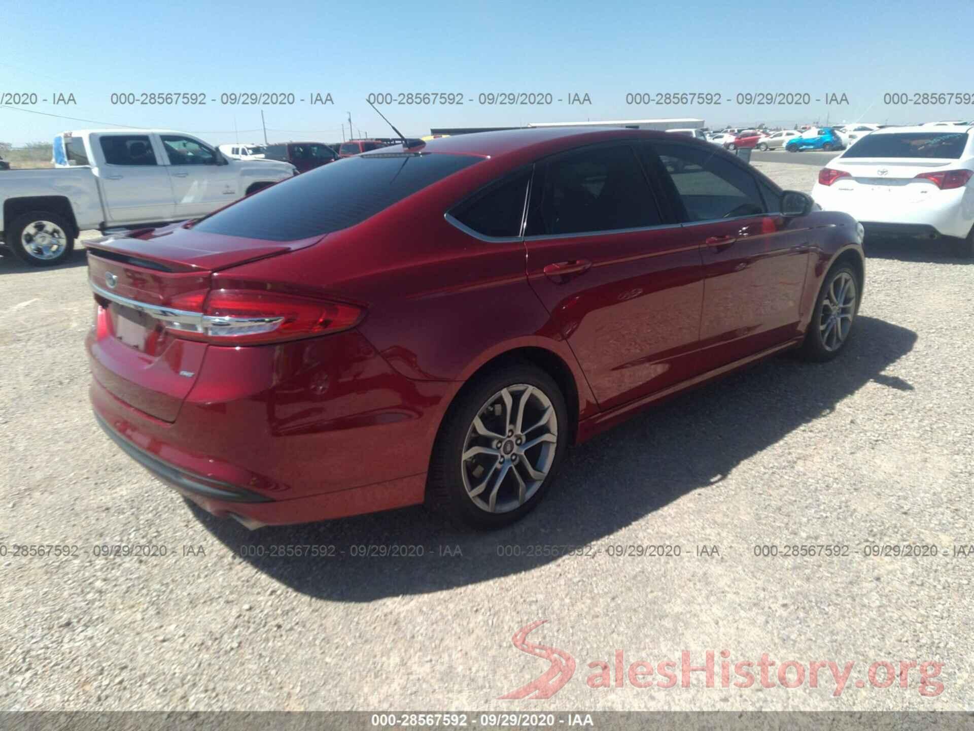 3FA6P0H70HR342525 2017 FORD FUSION