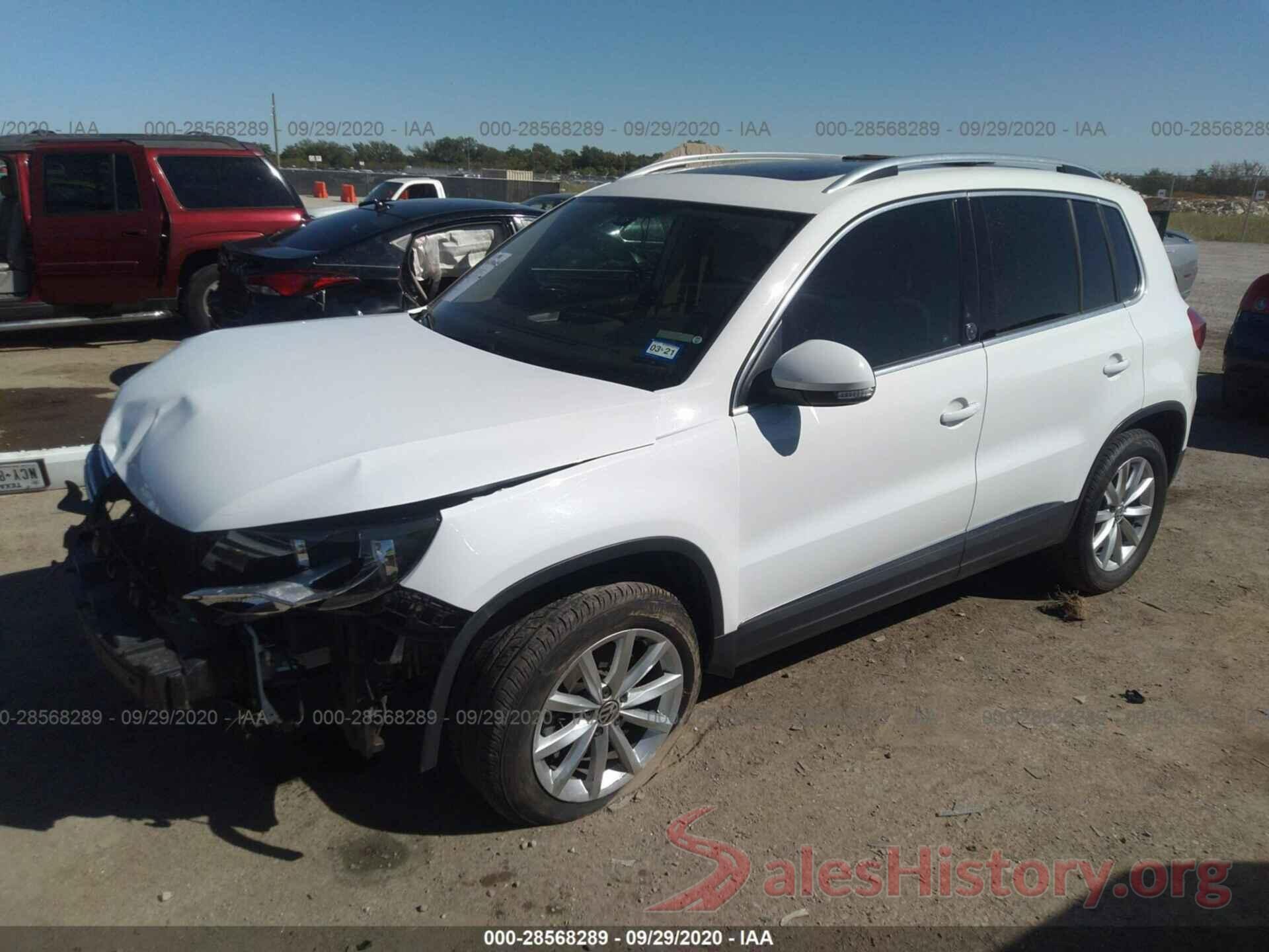 WVGRV7AX1HK013624 2017 VOLKSWAGEN TIGUAN