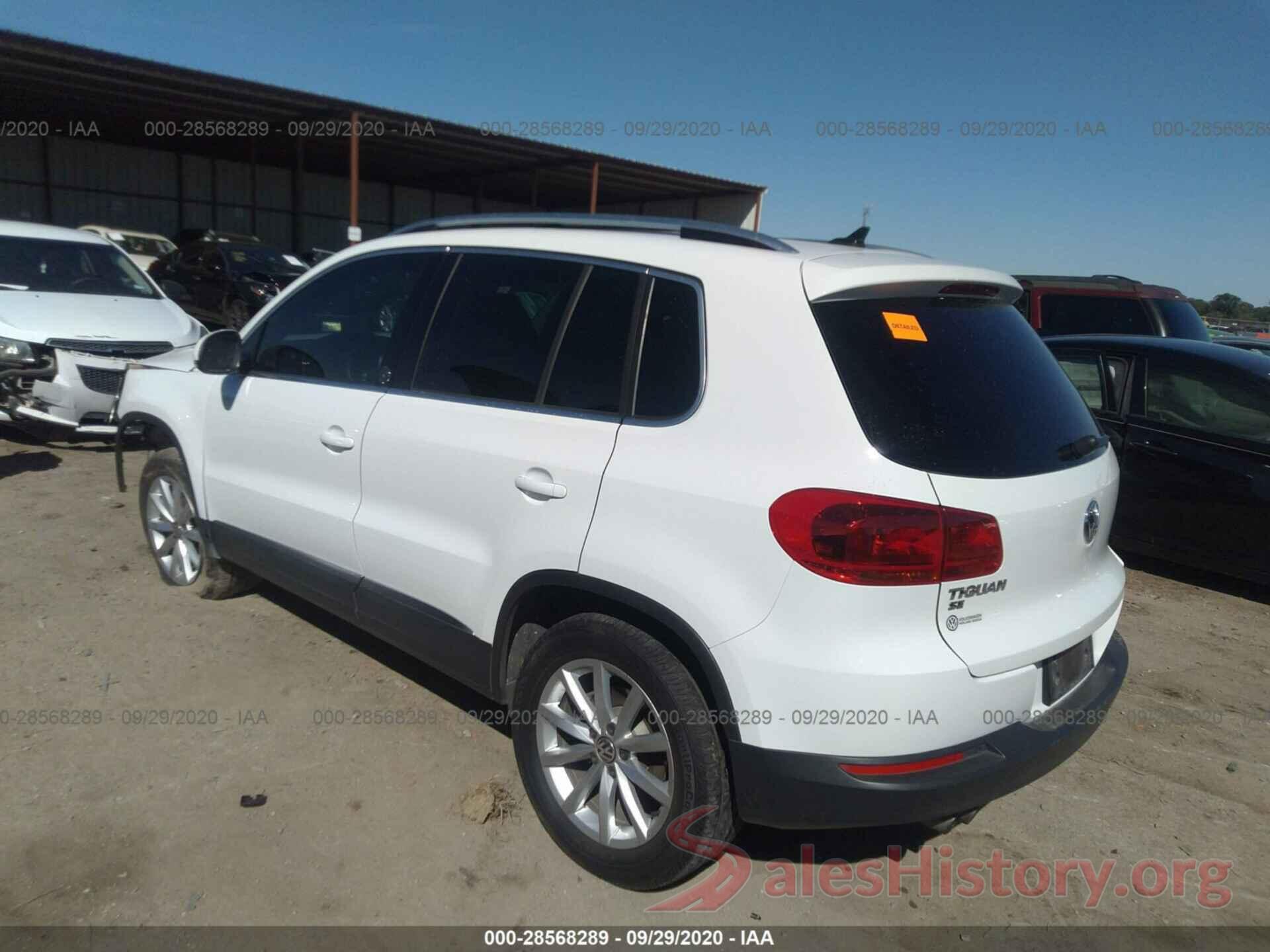 WVGRV7AX1HK013624 2017 VOLKSWAGEN TIGUAN