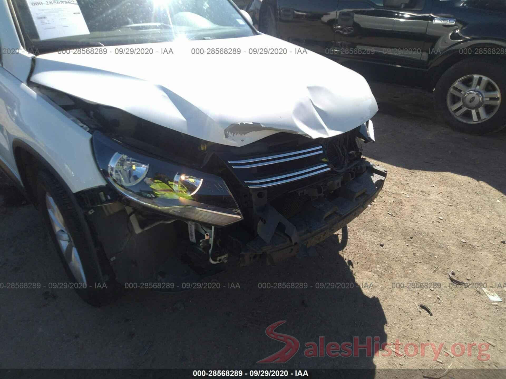 WVGRV7AX1HK013624 2017 VOLKSWAGEN TIGUAN