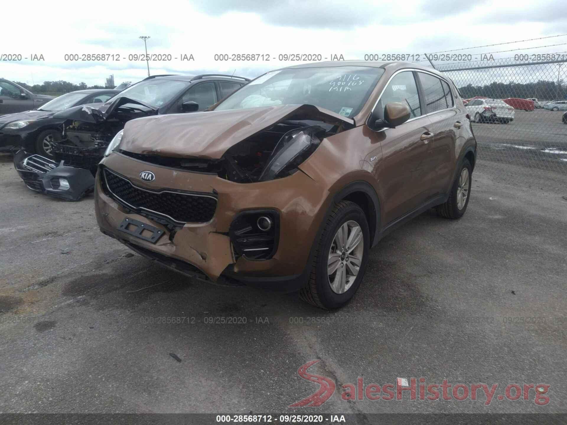 KNDPMCAC1J7400168 2018 KIA SPORTAGE