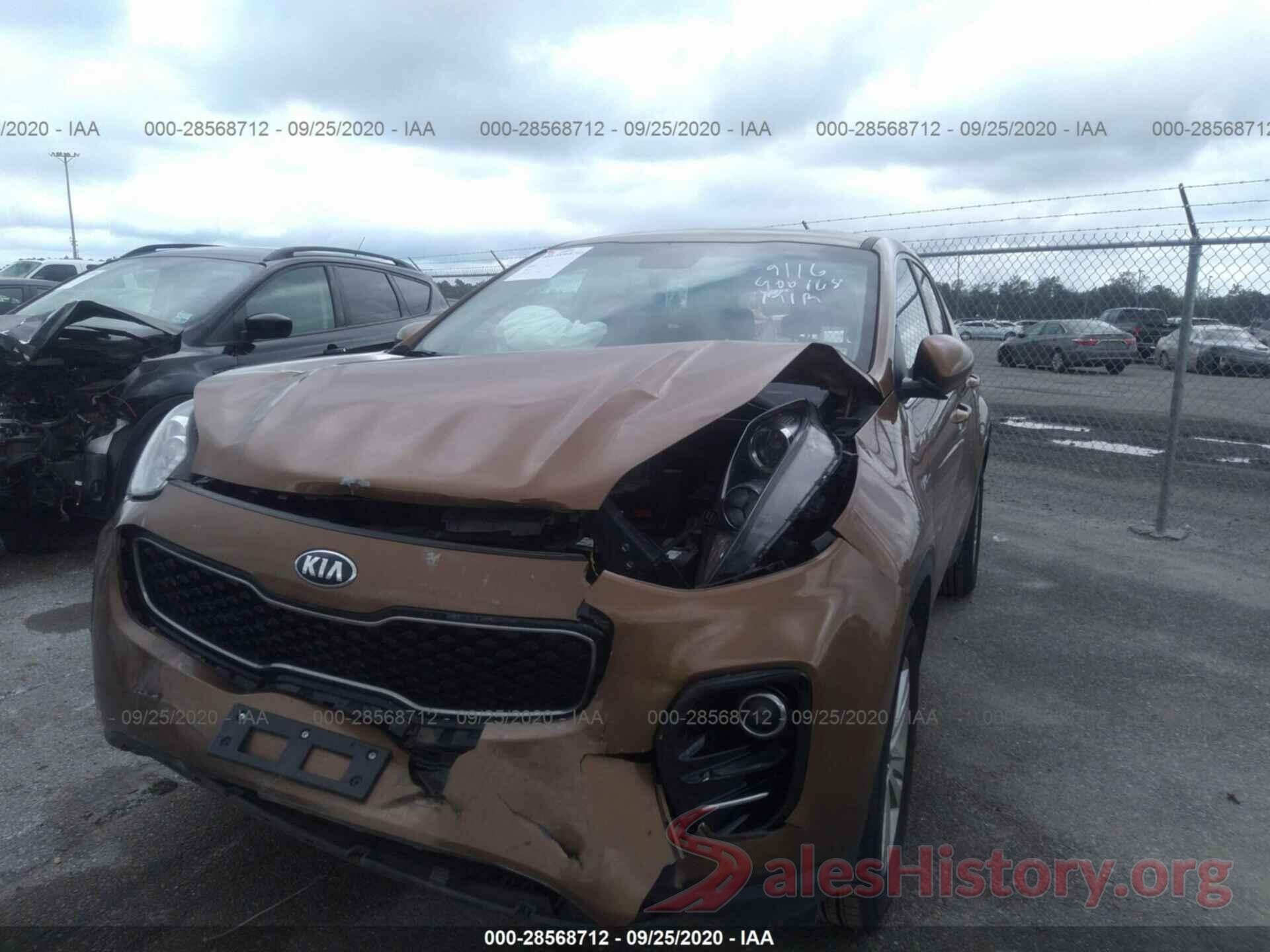 KNDPMCAC1J7400168 2018 KIA SPORTAGE