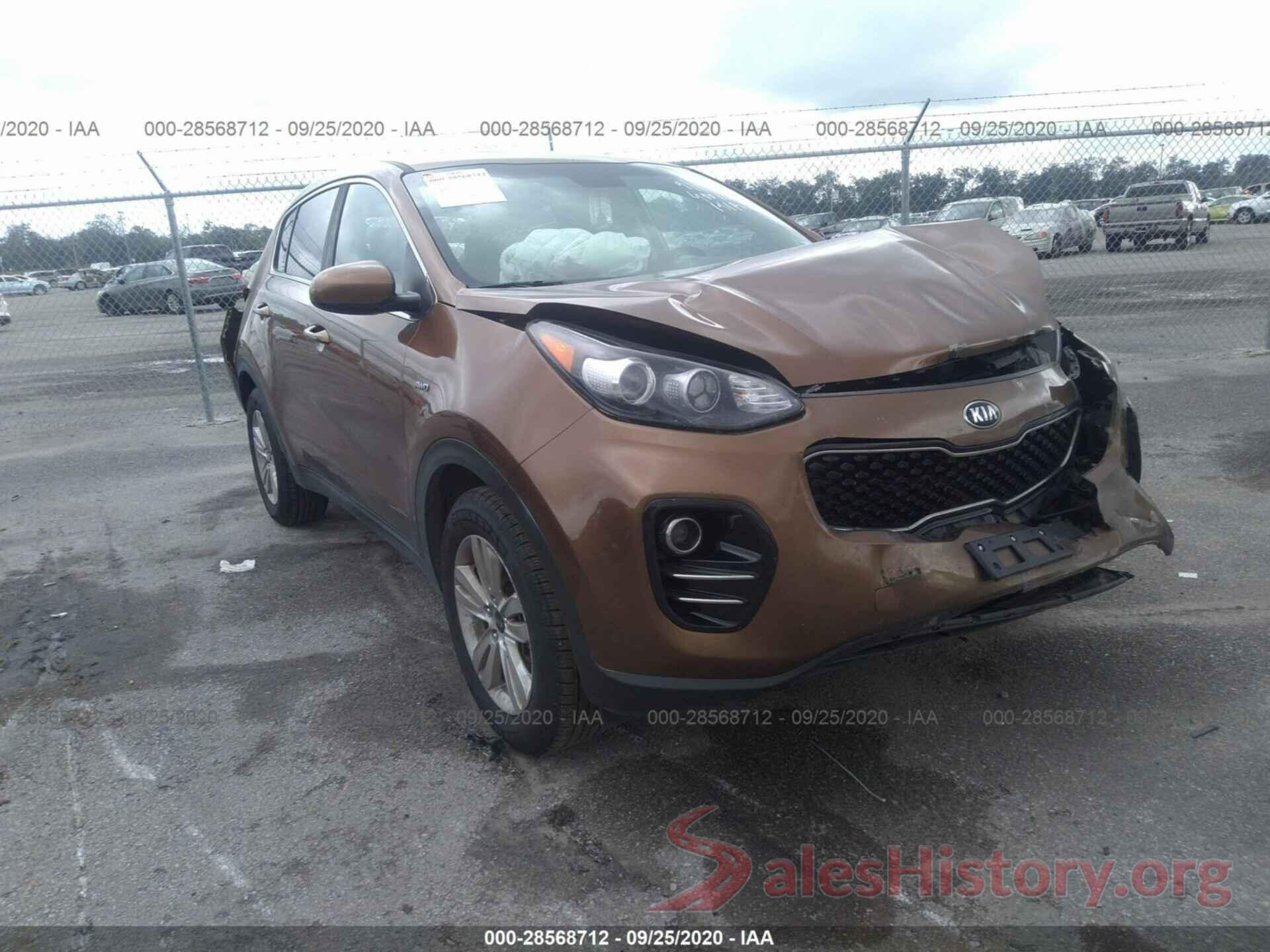 KNDPMCAC1J7400168 2018 KIA SPORTAGE