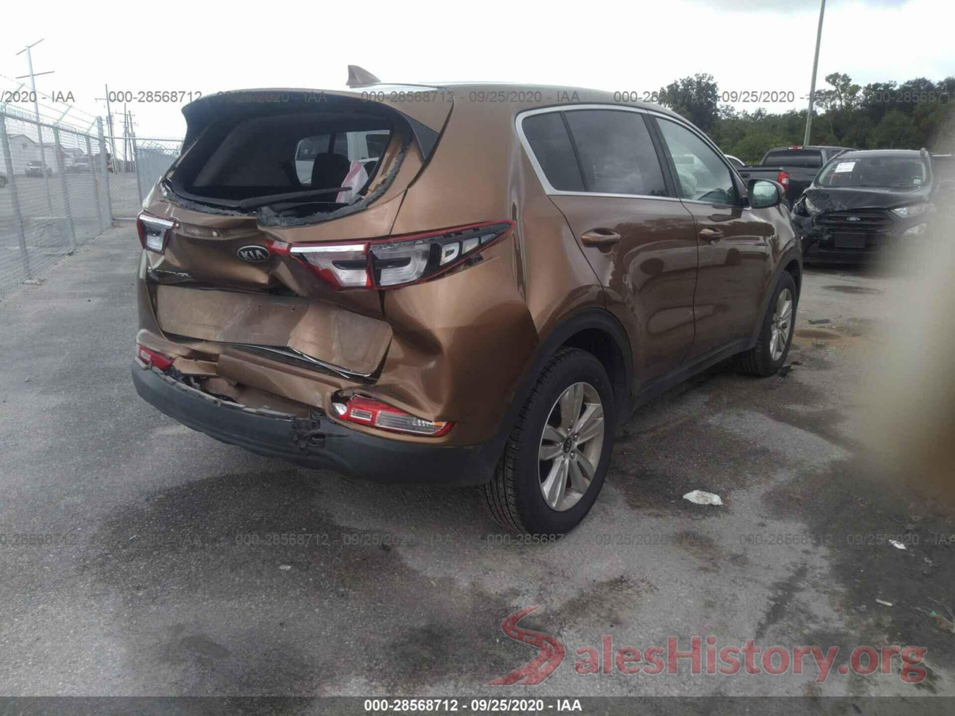 KNDPMCAC1J7400168 2018 KIA SPORTAGE