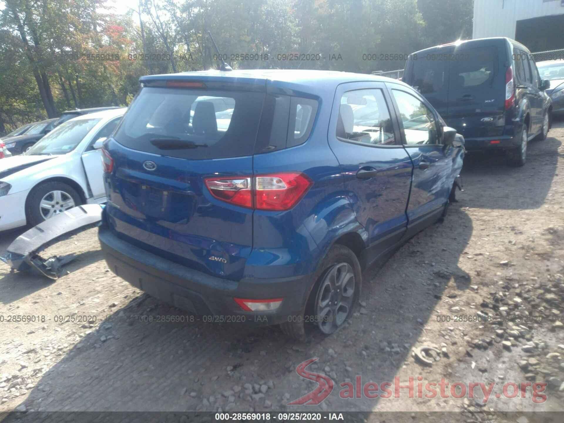 MAJ6S3FL9KC304619 2019 FORD ECOSPORT