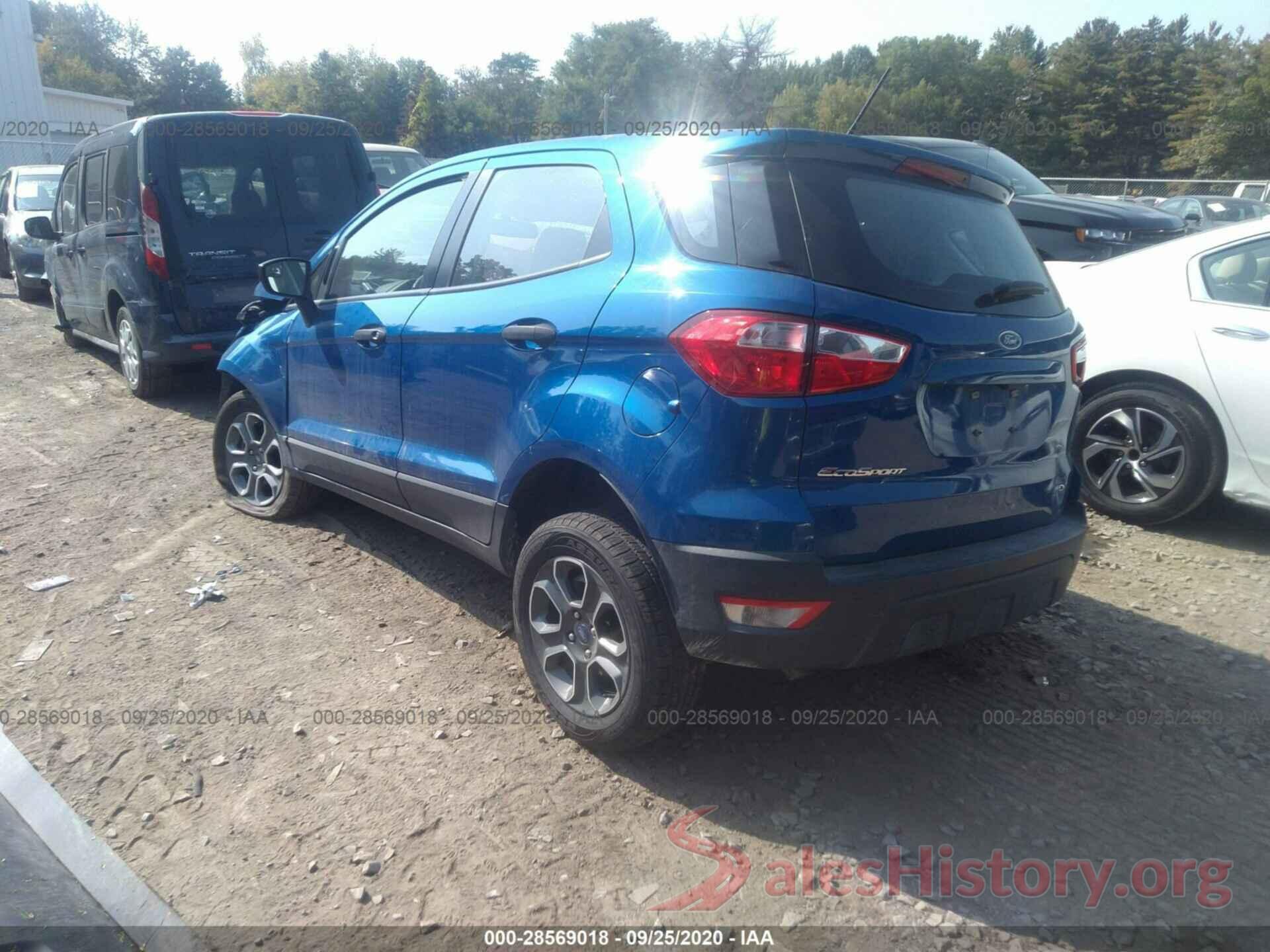 MAJ6S3FL9KC304619 2019 FORD ECOSPORT