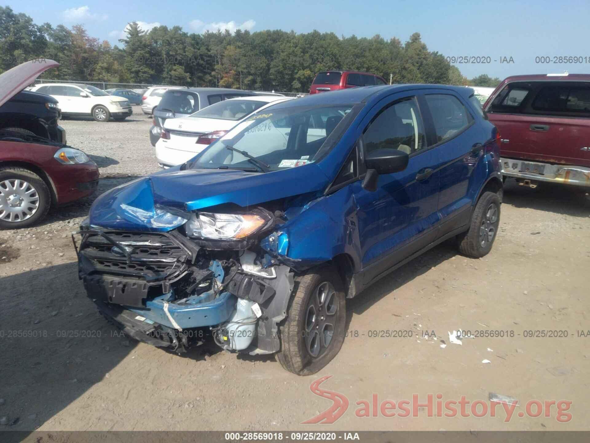 MAJ6S3FL9KC304619 2019 FORD ECOSPORT