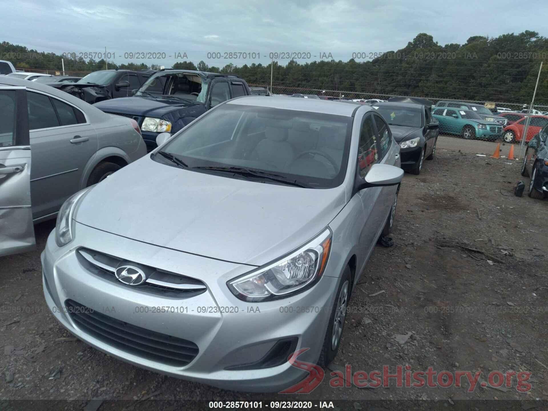 KMHCT4AE8GU038502 2016 HYUNDAI ACCENT