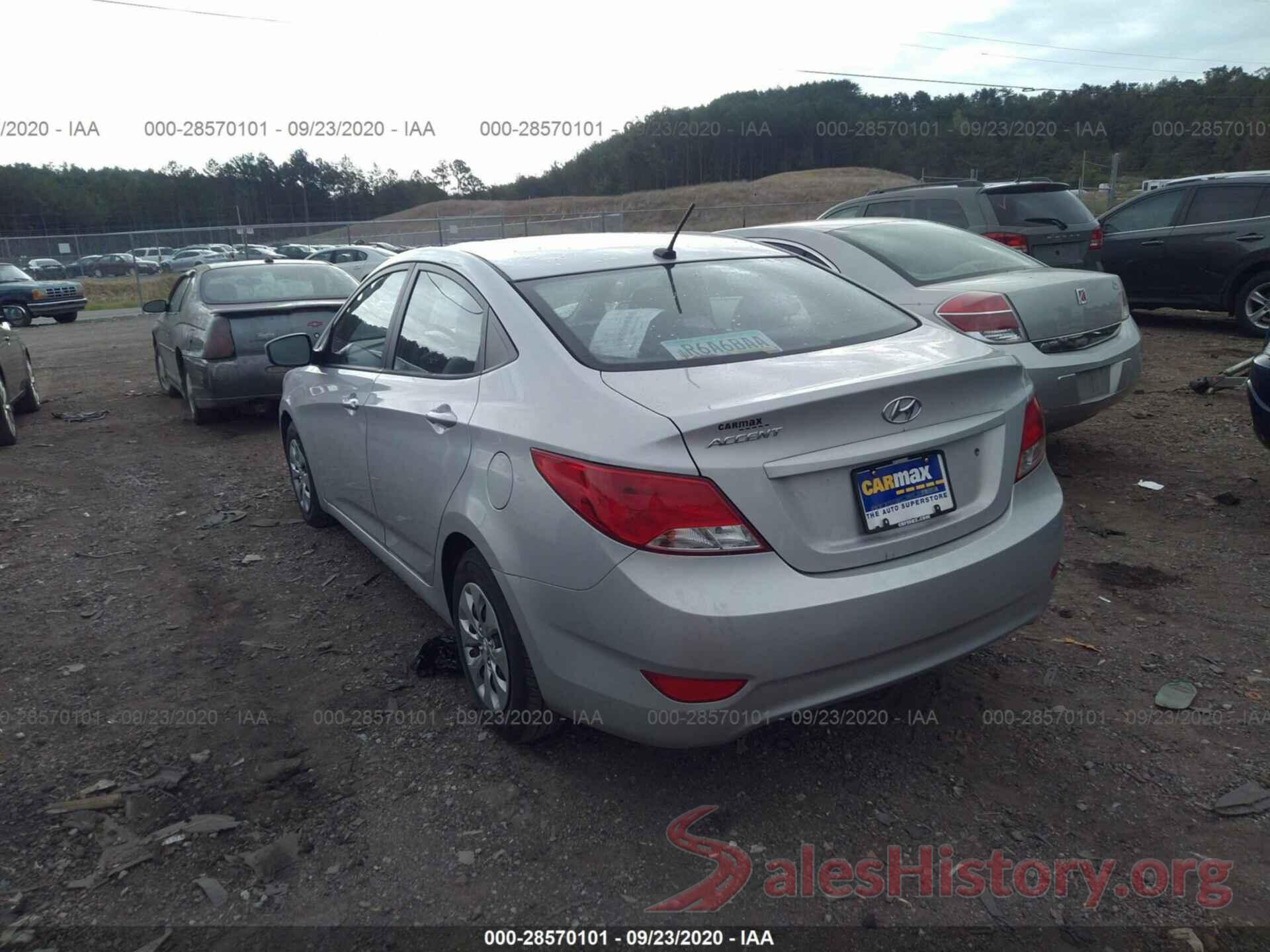 KMHCT4AE8GU038502 2016 HYUNDAI ACCENT