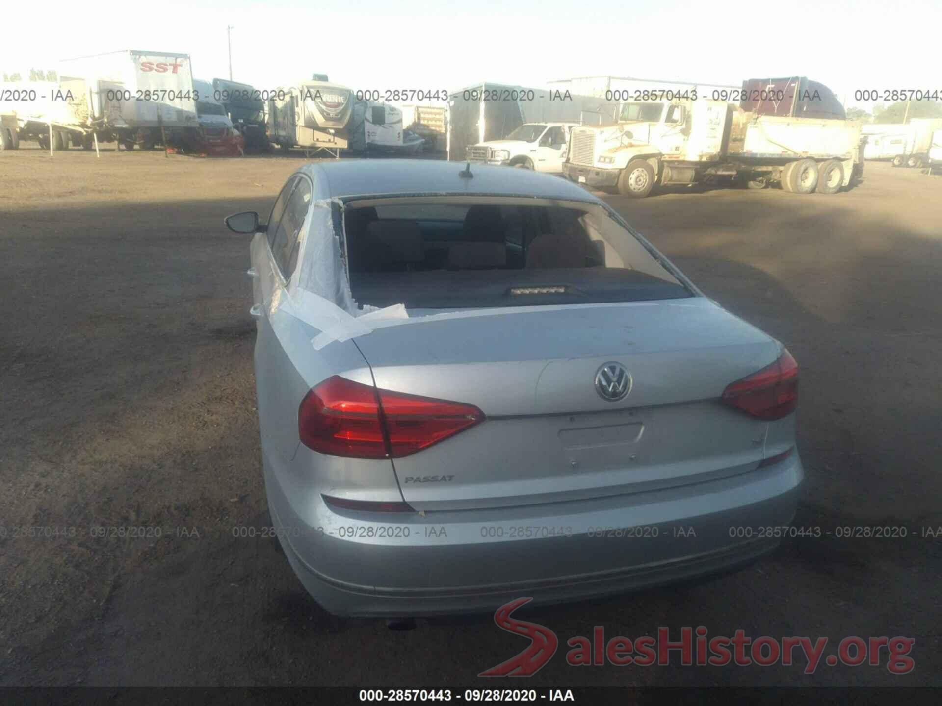 1VWAS7A3XGC018964 2016 VOLKSWAGEN PASSAT