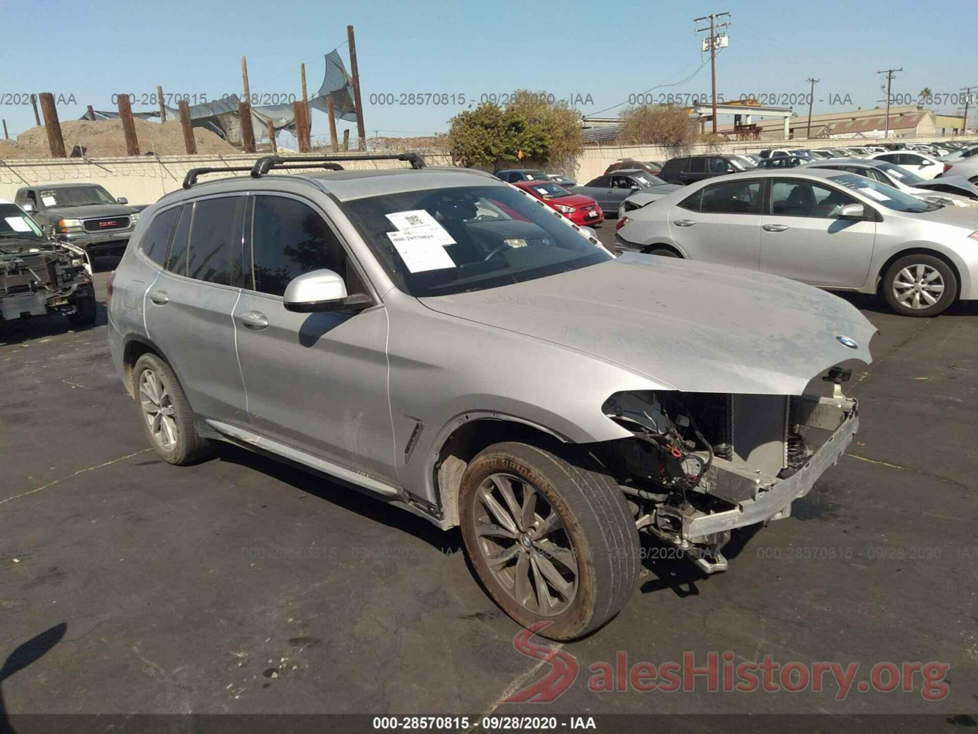 5UXTR7C53KLE88625 2019 BMW X3