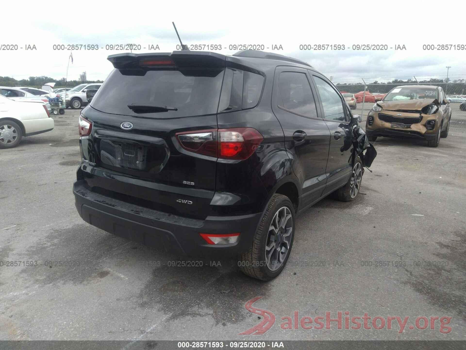 MAJ6S3JL2LC347501 2020 FORD ECOSPORT