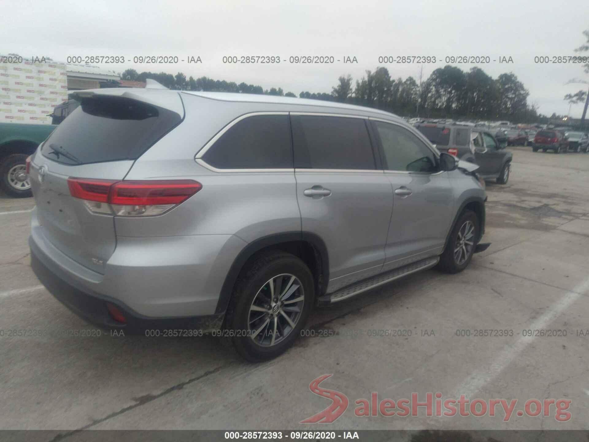 5TDKZRFH6JS526681 2018 TOYOTA HIGHLANDER