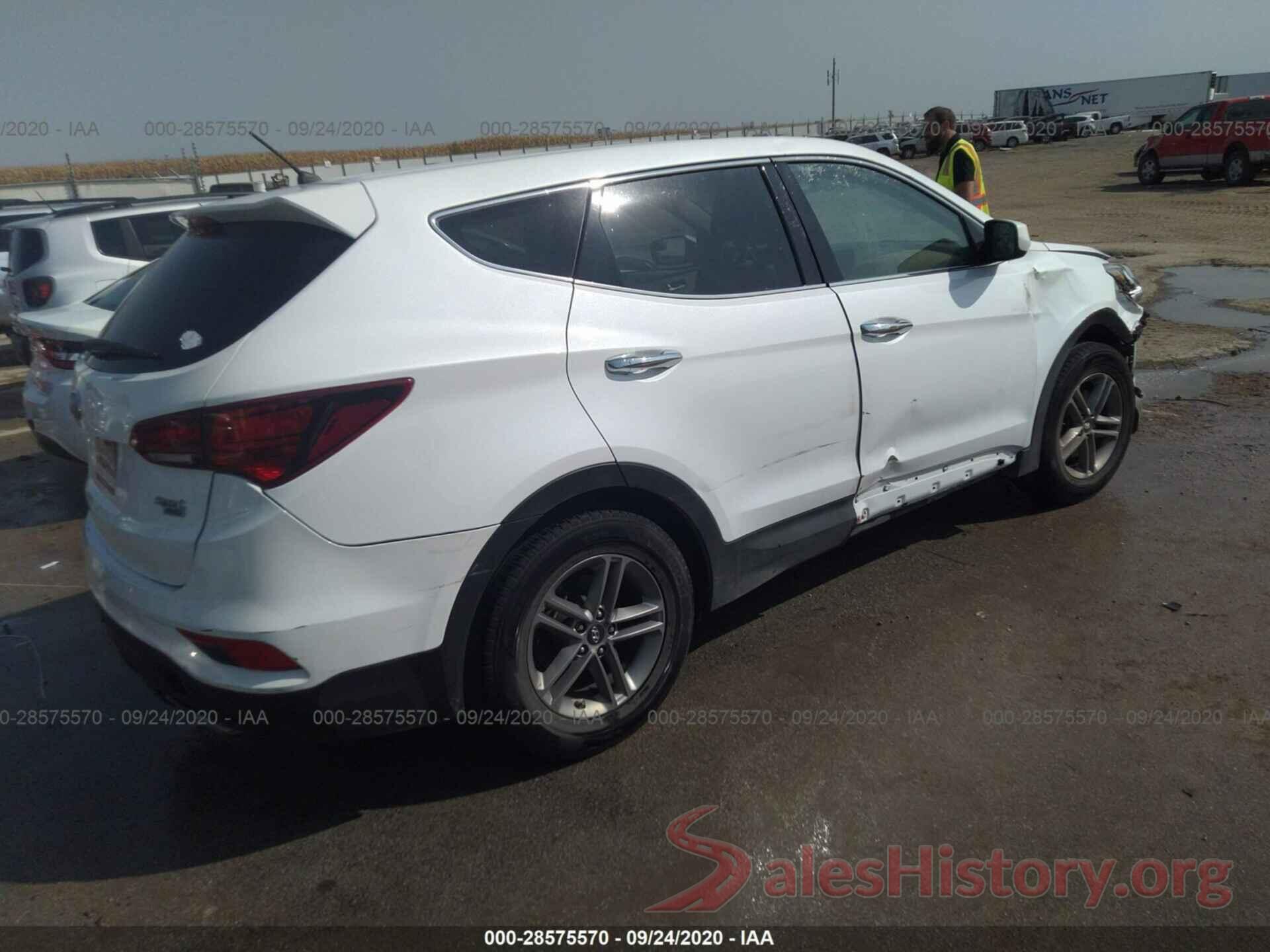 5NMZTDLB0JH063636 2018 HYUNDAI SANTA FE SPORT