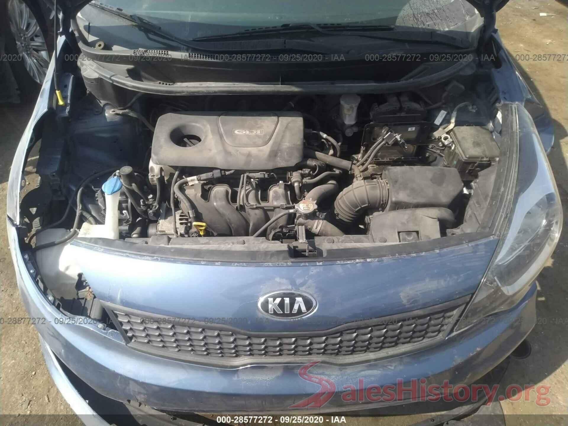 KNADM4A35G6668709 2016 KIA RIO