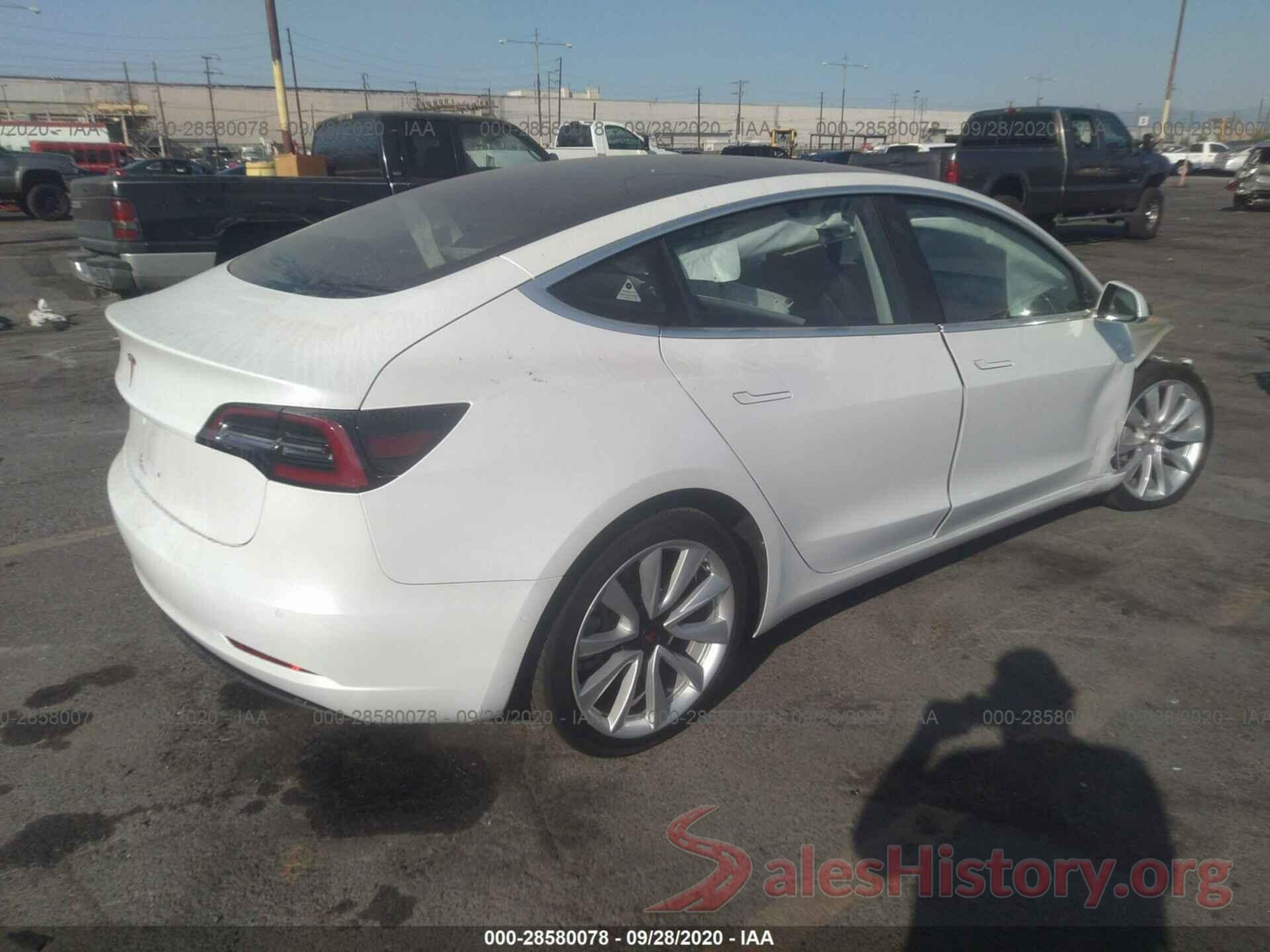 5YJ3E1EAXJF164736 2018 TESLA MODEL 3