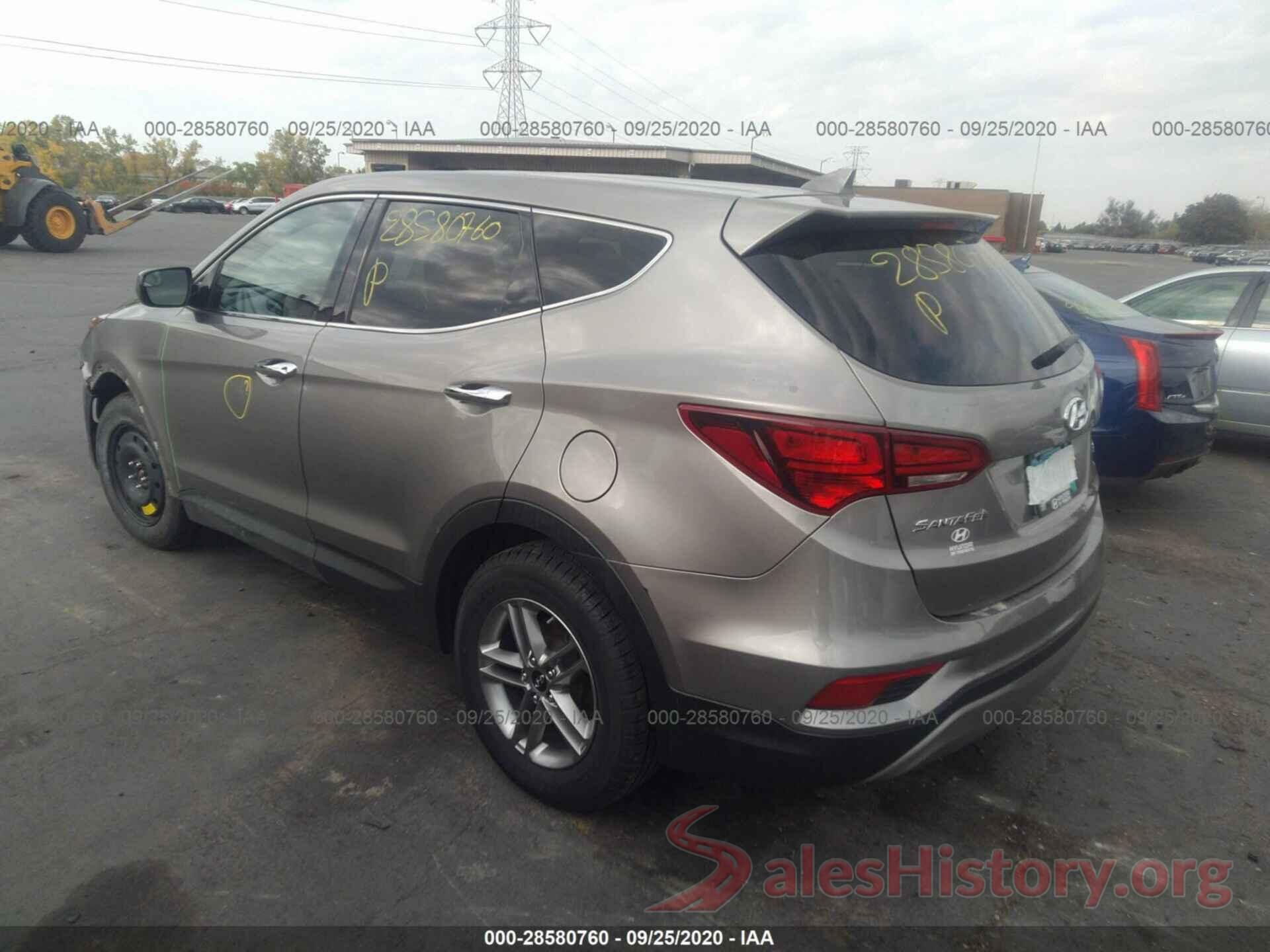 5XYZT3LB0HG433742 2017 HYUNDAI SANTA FE SPORT