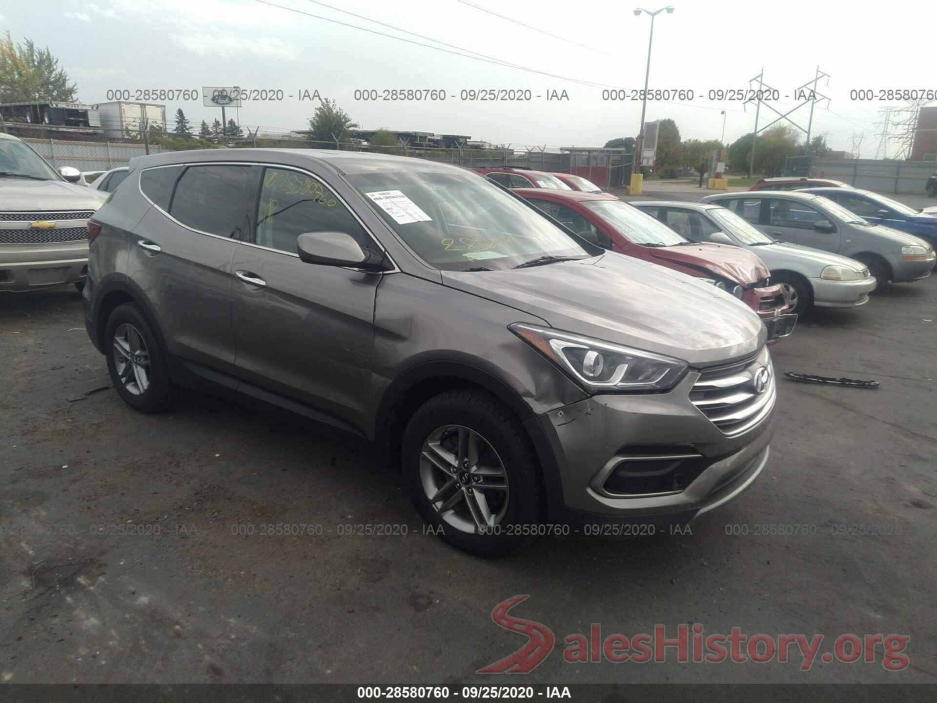 5XYZT3LB0HG433742 2017 HYUNDAI SANTA FE SPORT