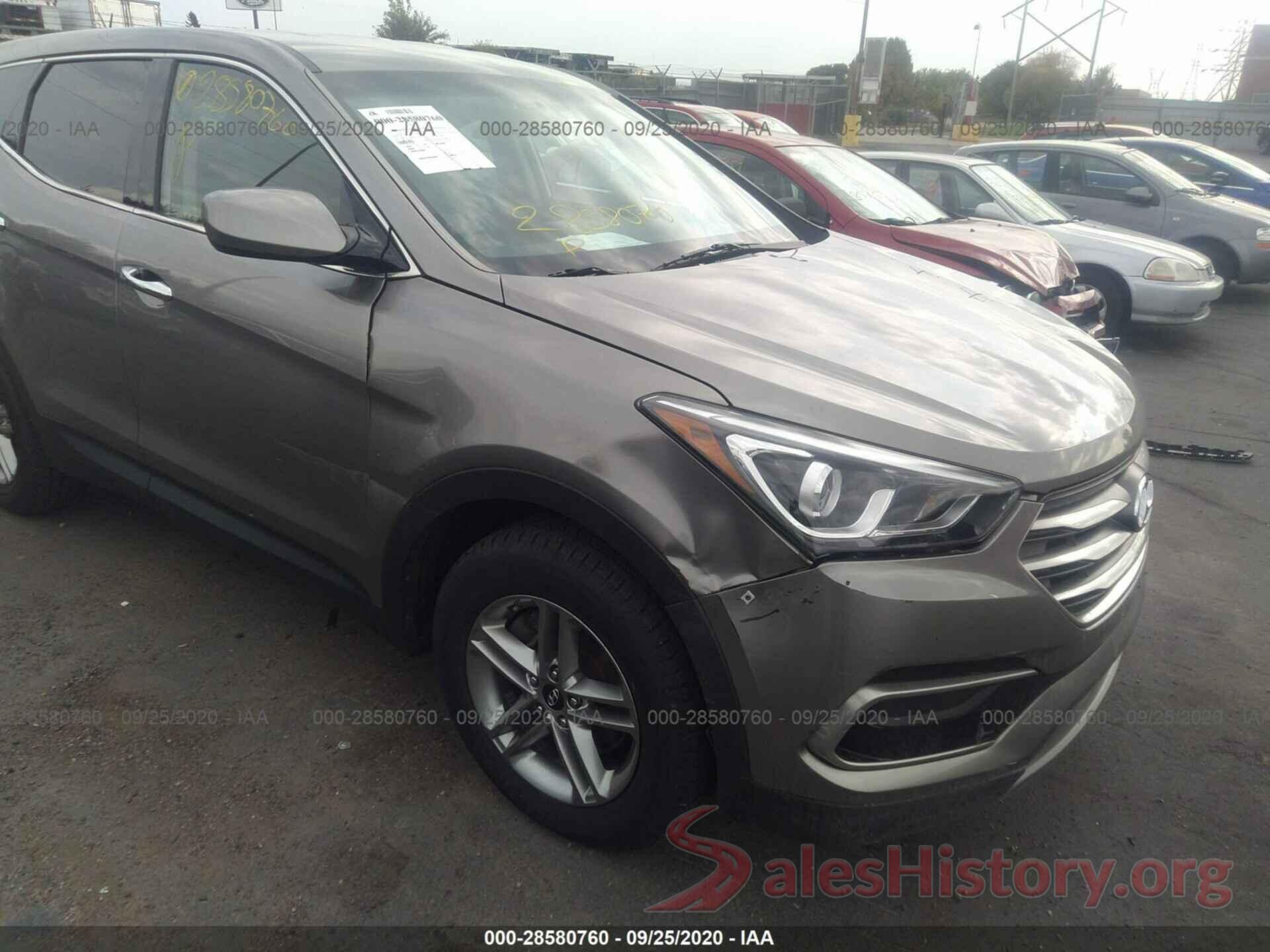 5XYZT3LB0HG433742 2017 HYUNDAI SANTA FE SPORT