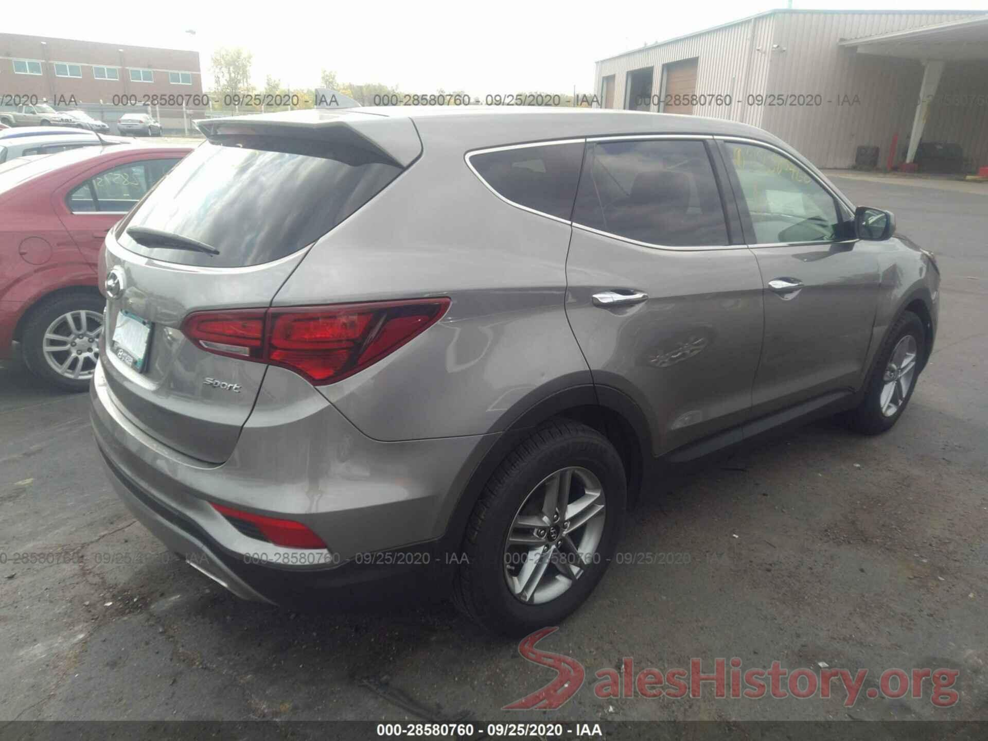 5XYZT3LB0HG433742 2017 HYUNDAI SANTA FE SPORT