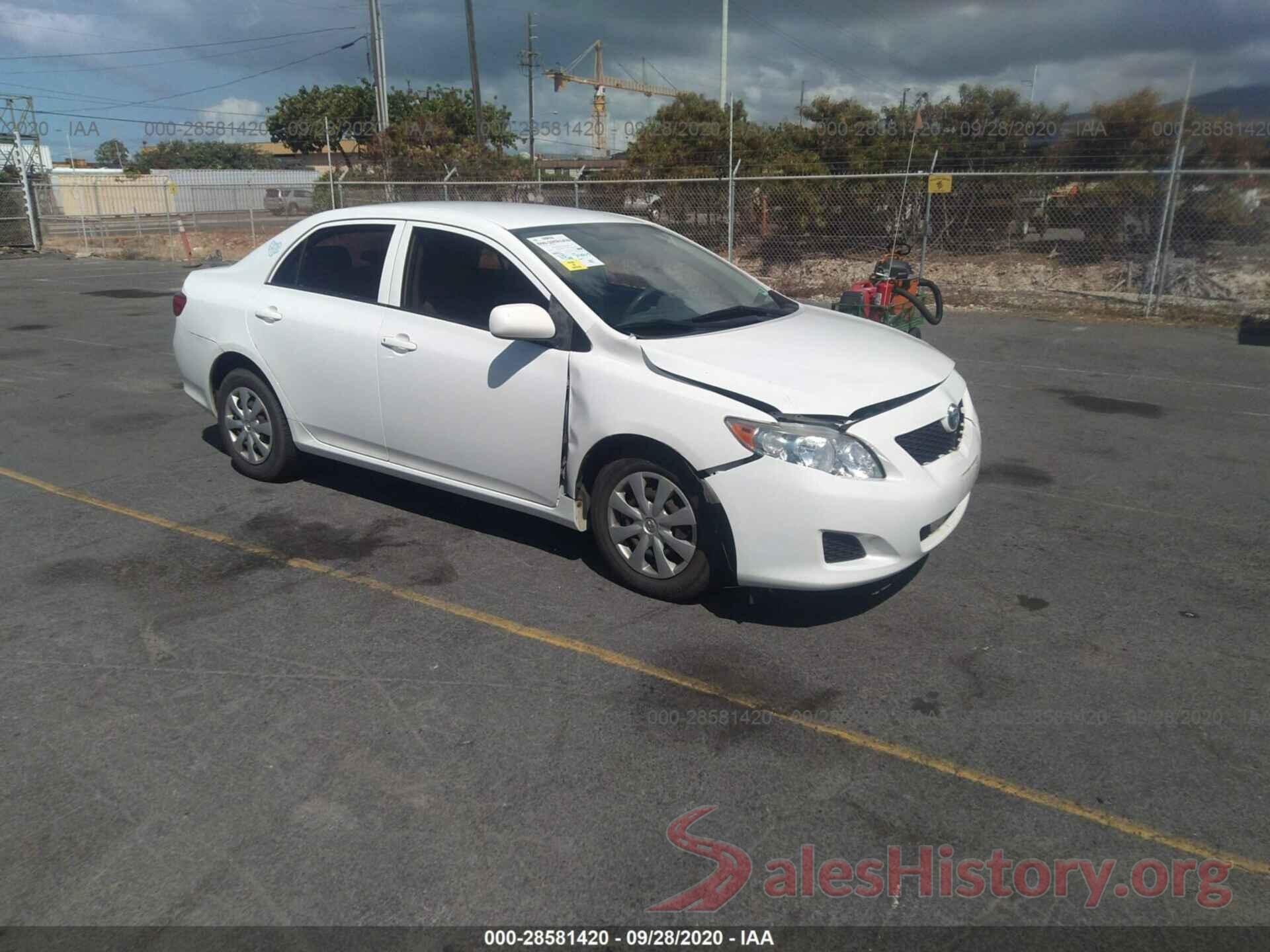 2T3H1RFV4KW054665 2009 TOYOTA COROLLA