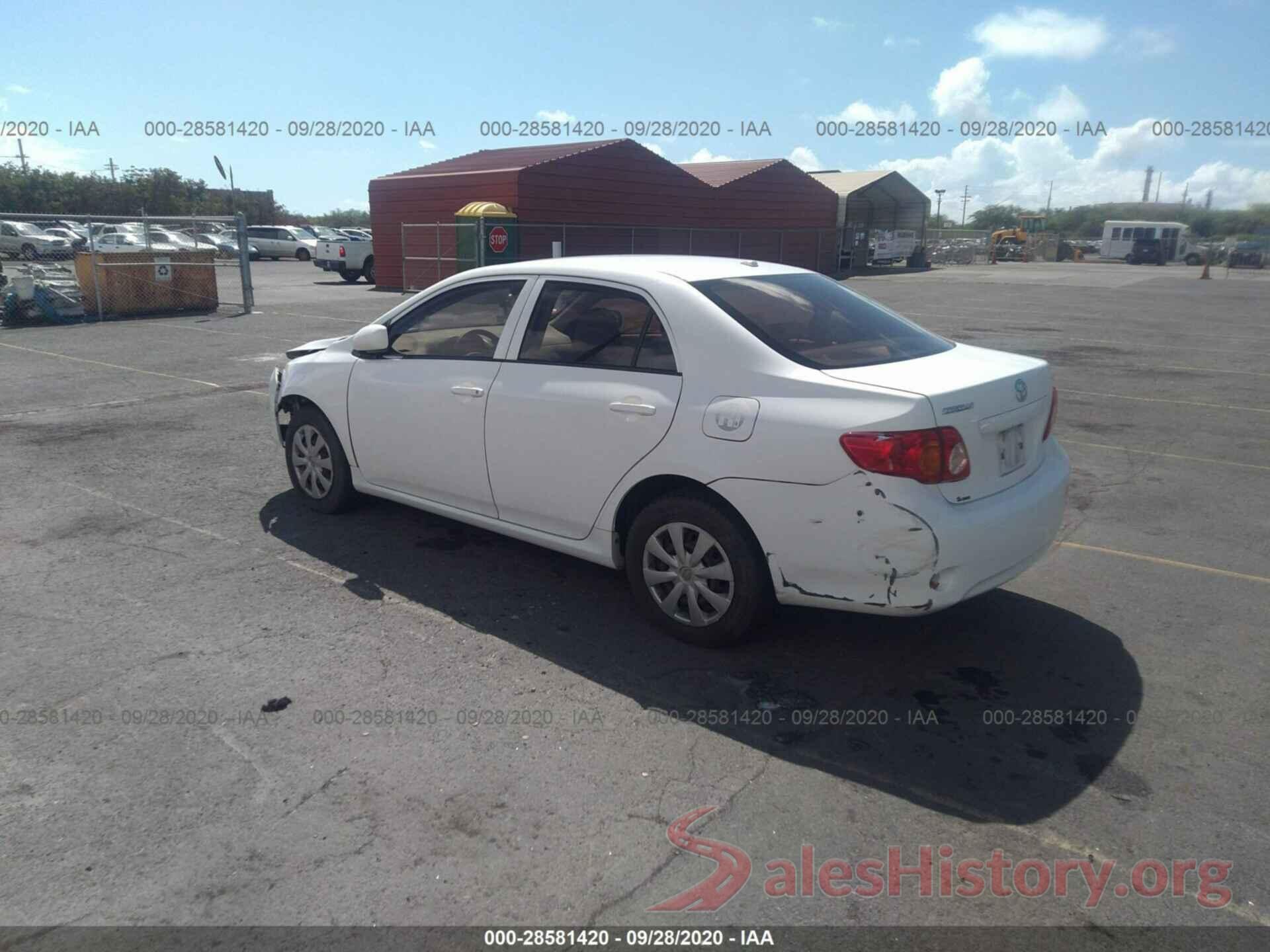 2T3H1RFV4KW054665 2009 TOYOTA COROLLA