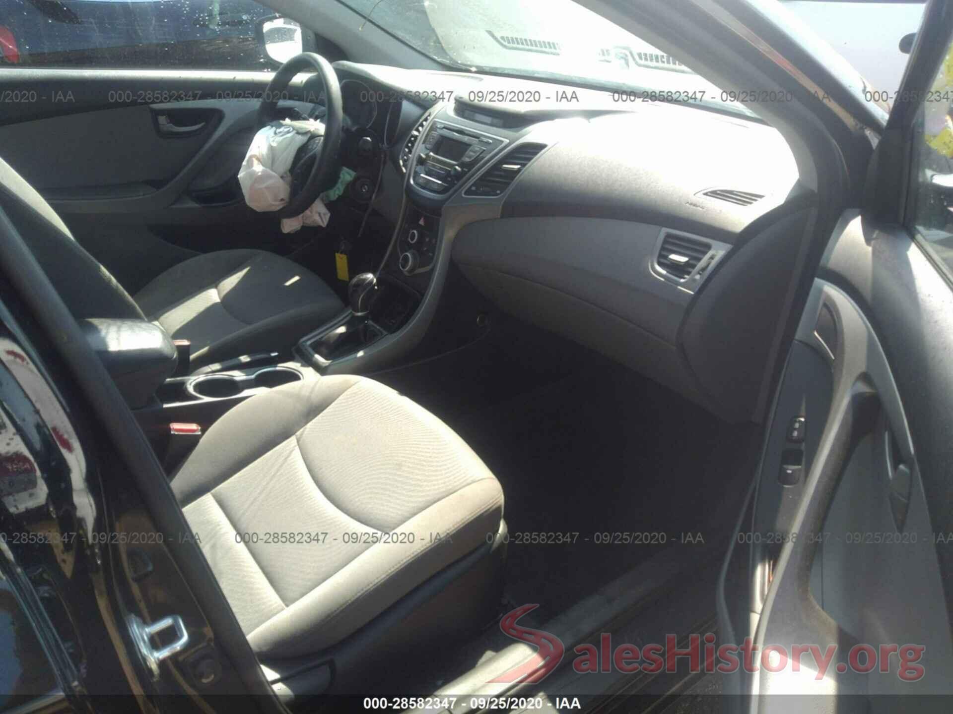 KMHDH4AE0GU581901 2016 HYUNDAI ELANTRA