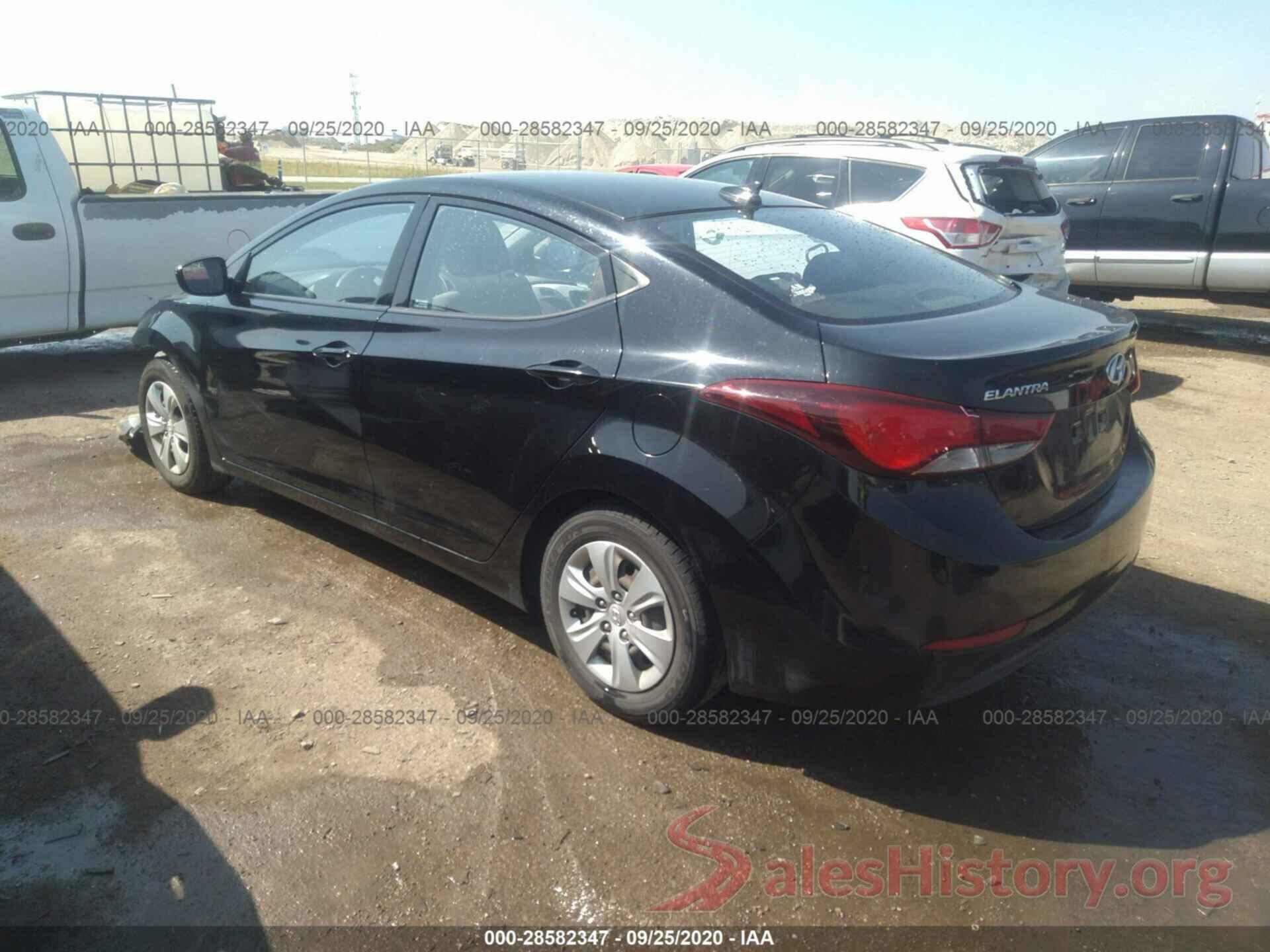 KMHDH4AE0GU581901 2016 HYUNDAI ELANTRA