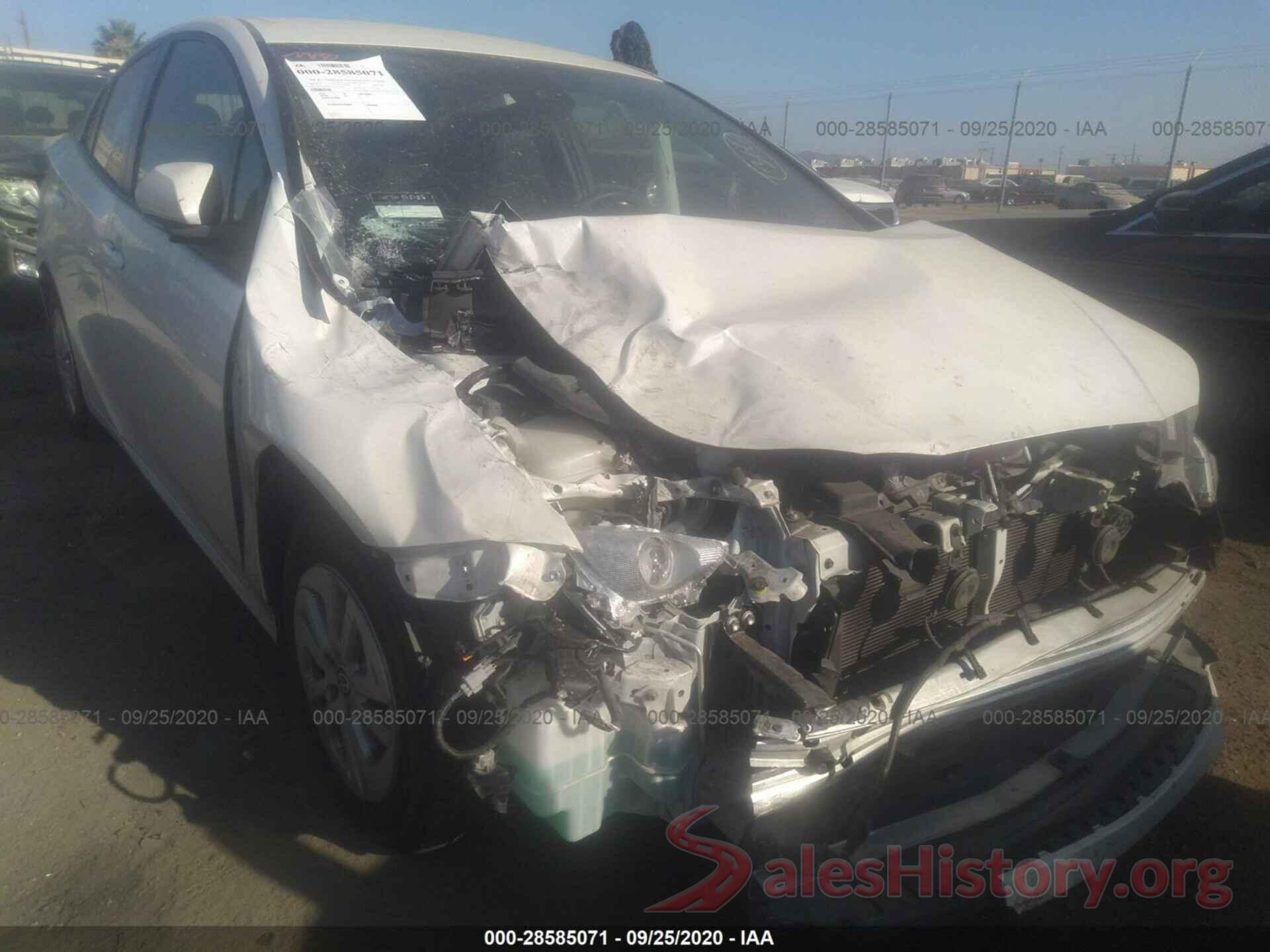 JTDKBRFU7J3062593 2018 TOYOTA PRIUS