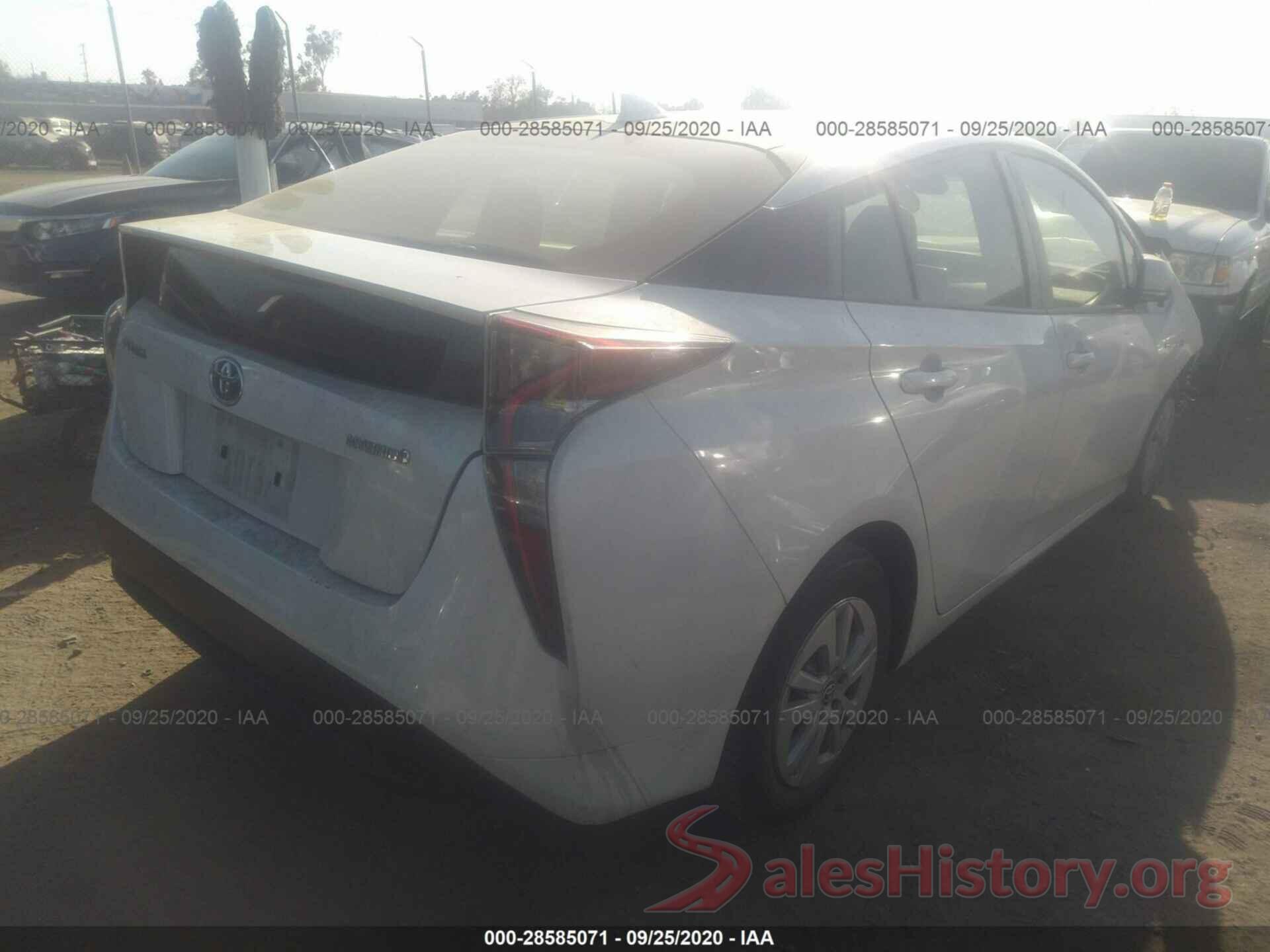 JTDKBRFU7J3062593 2018 TOYOTA PRIUS