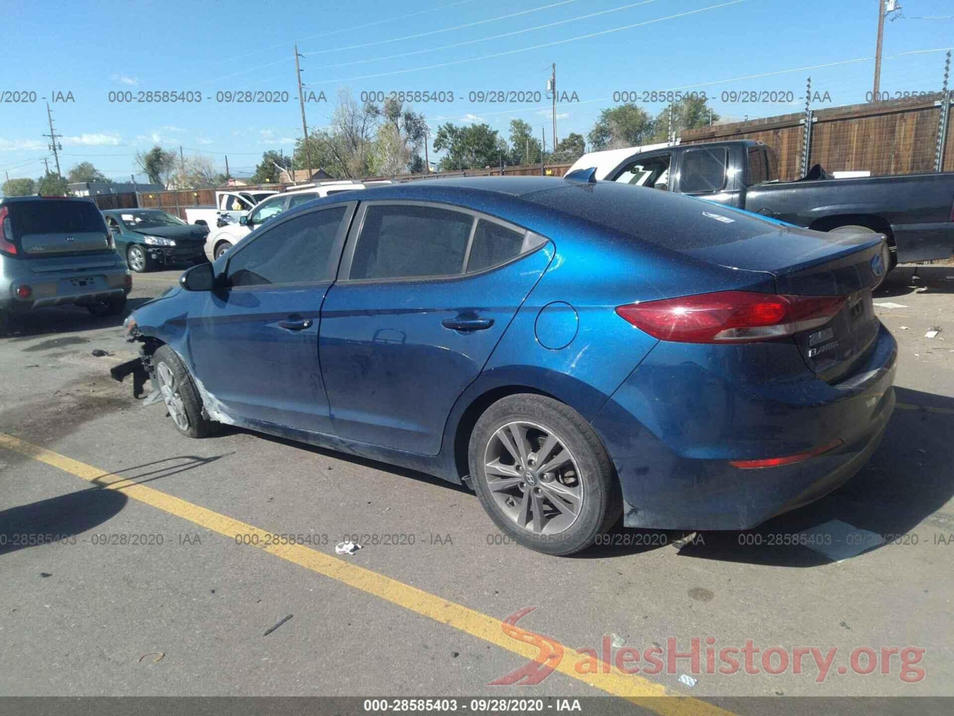 5NPD84LF3JH357095 2018 HYUNDAI ELANTRA