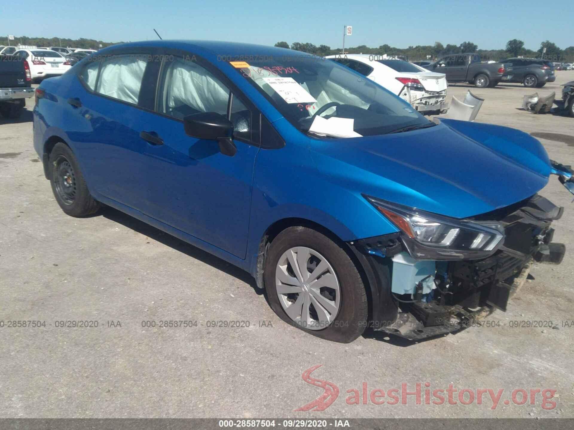 3N1CN8DV9LL869726 2020 NISSAN VERSA