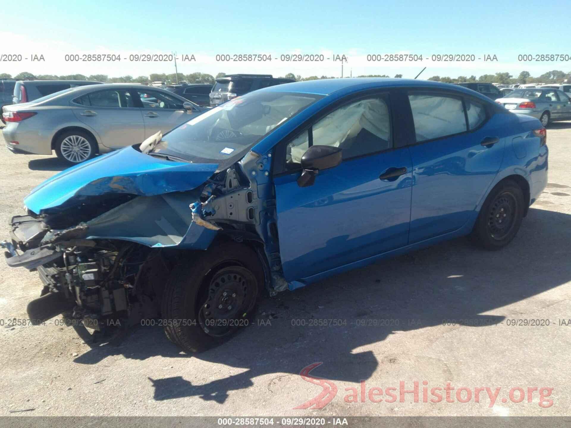 3N1CN8DV9LL869726 2020 NISSAN VERSA