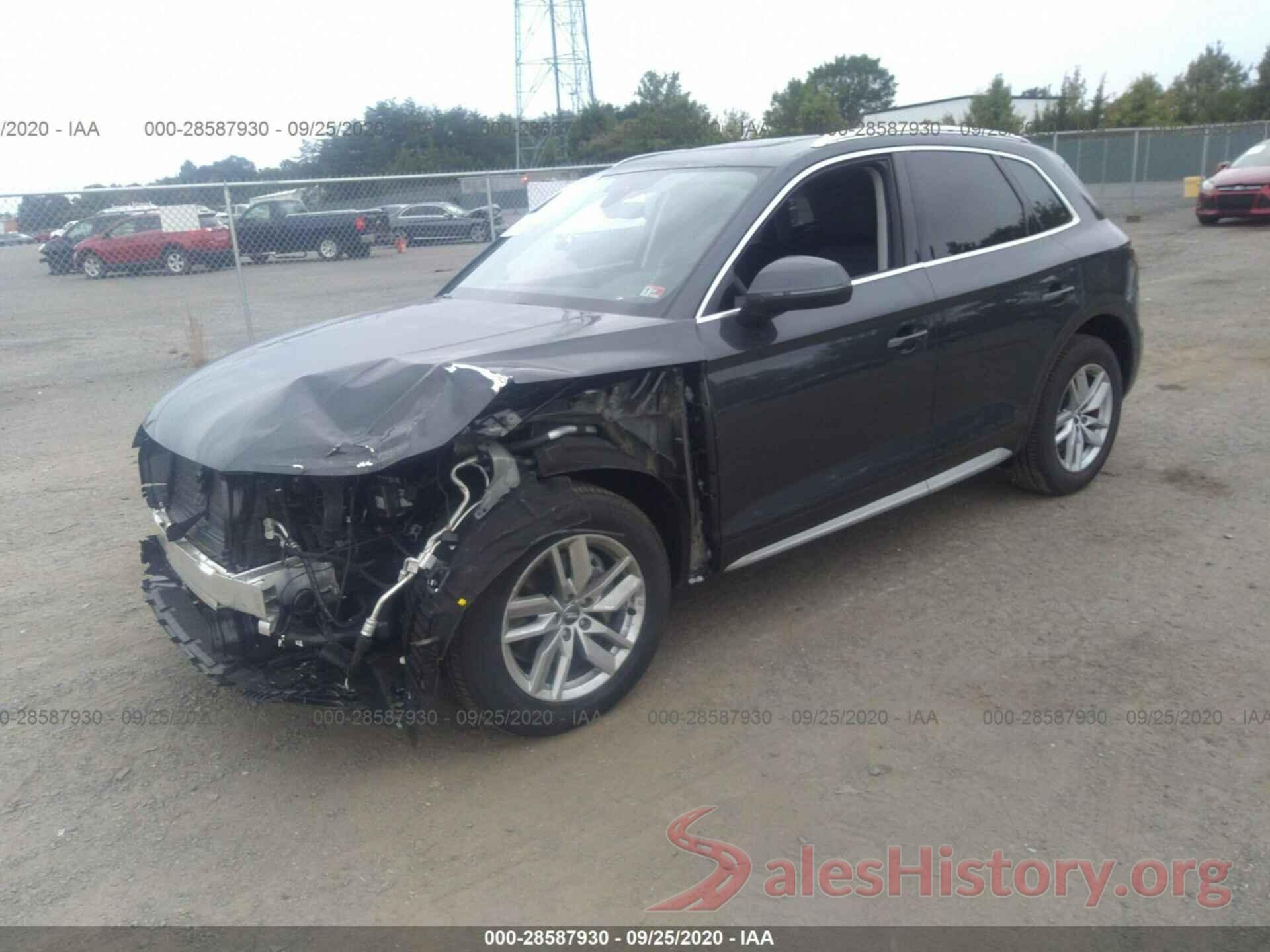 WA1ANAFY0L2042972 2020 AUDI Q5