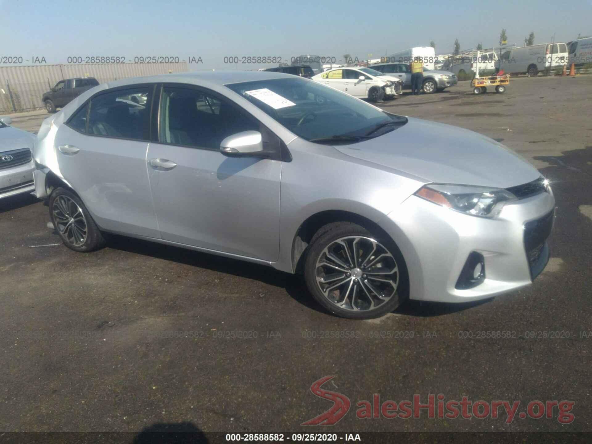 5YFBURHEXGP399825 2016 TOYOTA COROLLA