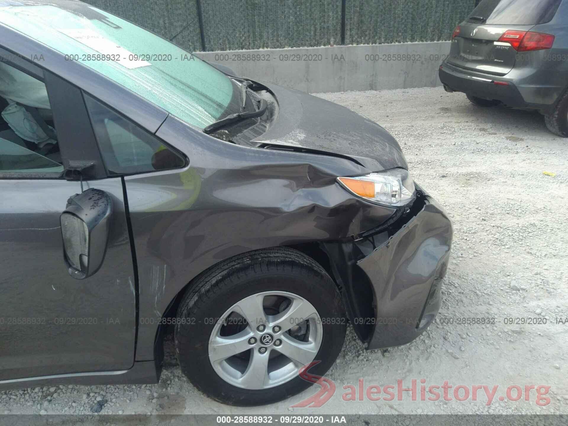 5TDKZ3DC5KS973279 2019 TOYOTA SIENNA