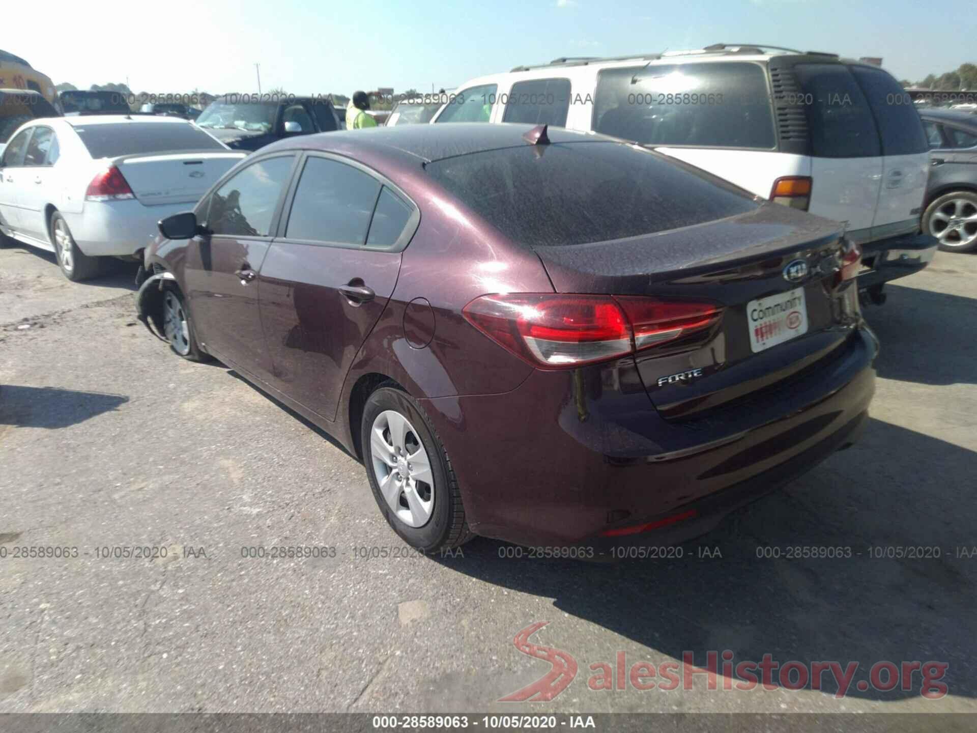 3KPFK4A72JE168030 2018 KIA FORTE