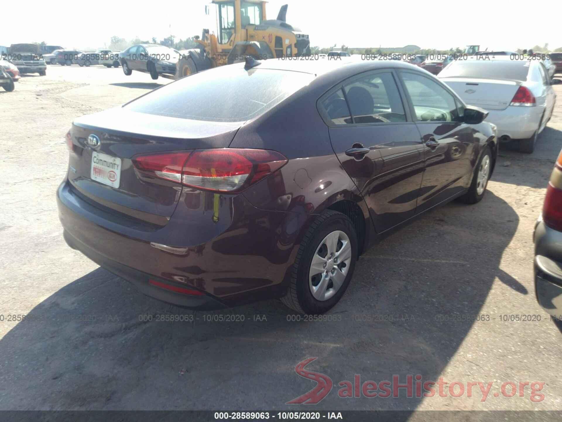 3KPFK4A72JE168030 2018 KIA FORTE