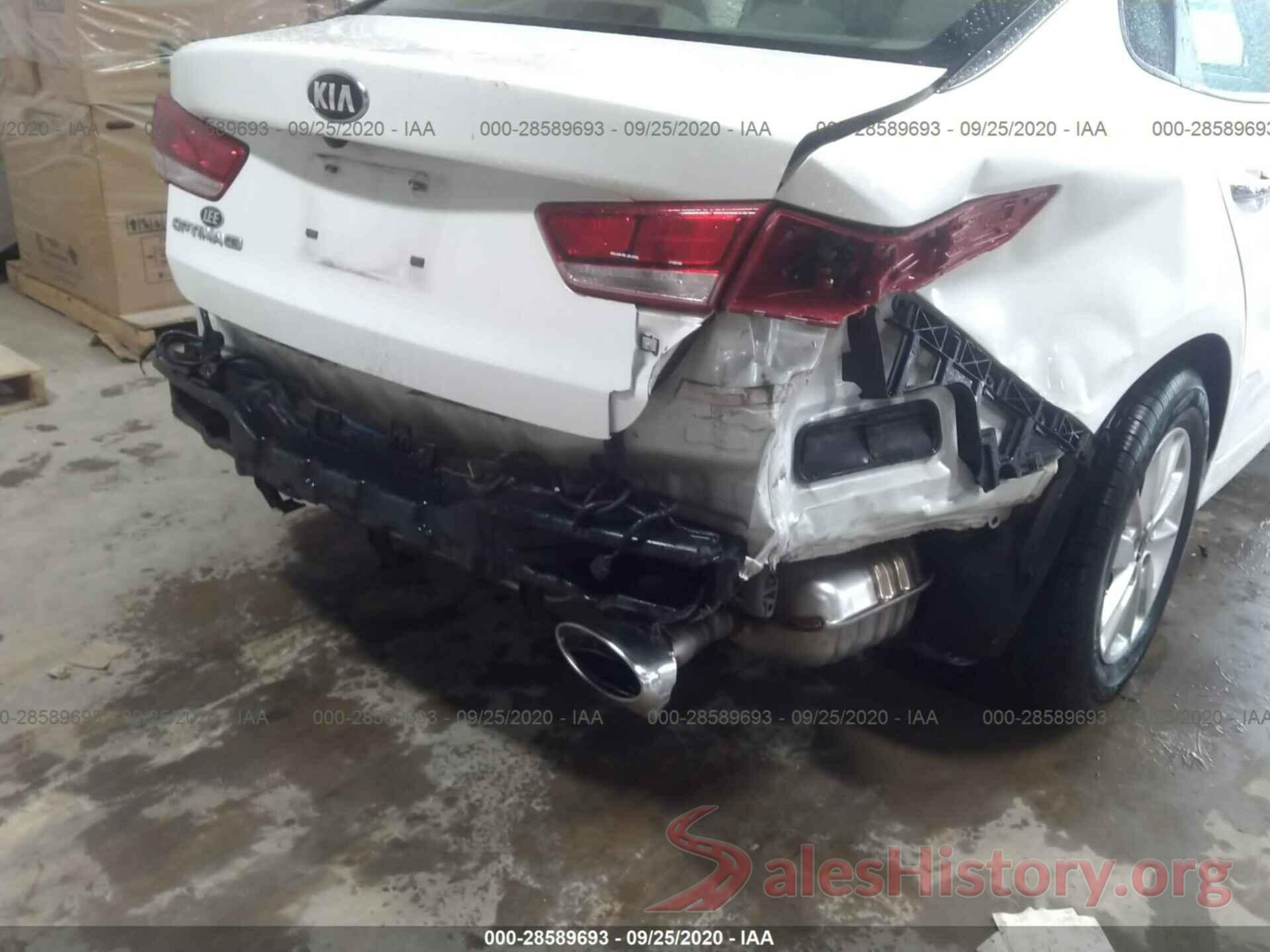 KNAGT4L35J5216740 2018 KIA OPTIMA